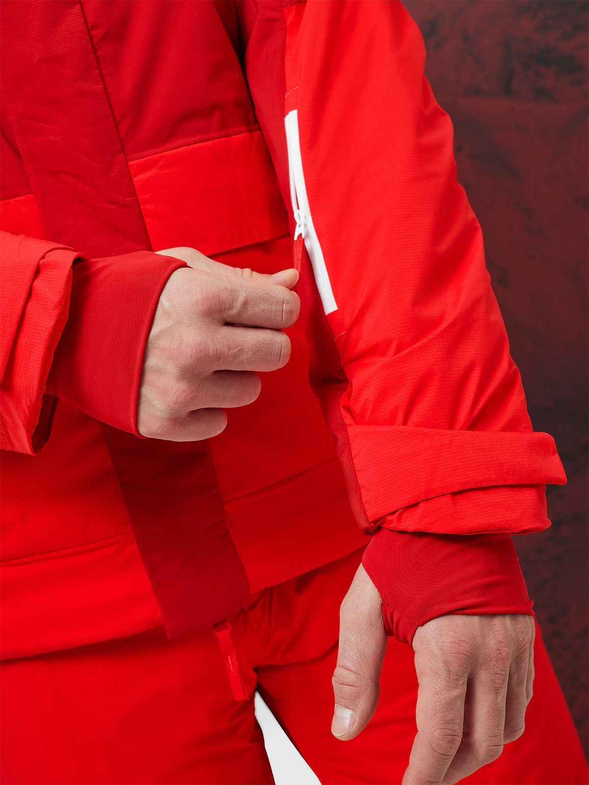 Kurtka narciarska membrana Dermizax 20000 męska - czerwona