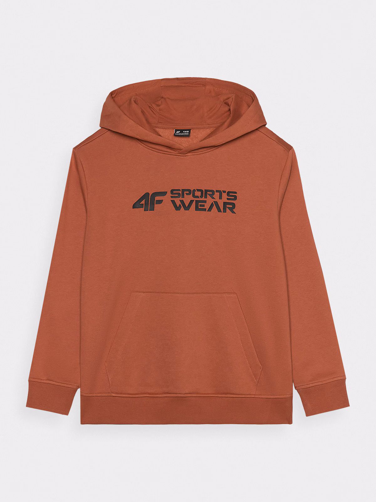 Bluza dresowa nierozpinana z kapturem chłopięca - niebieska