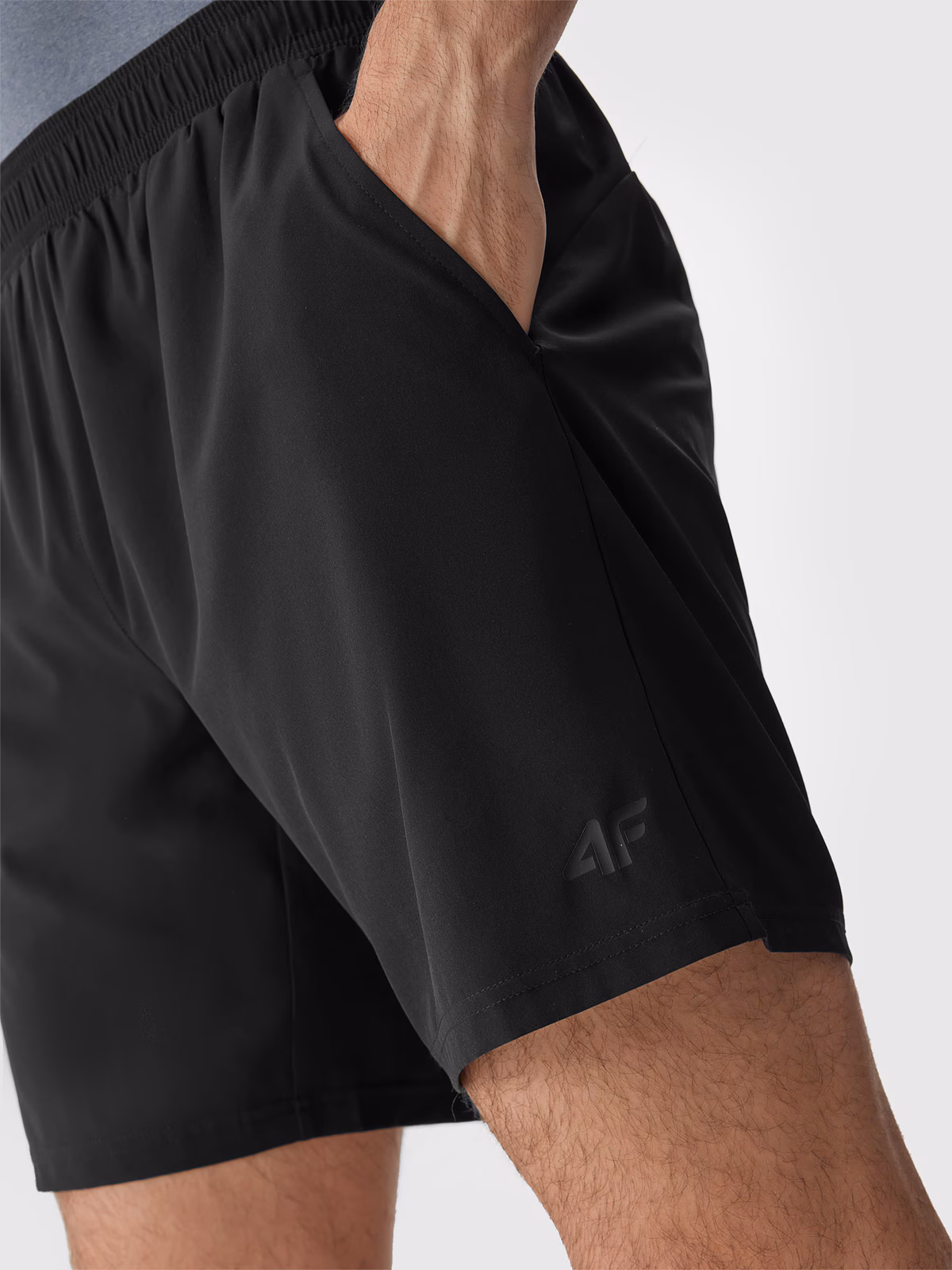 Spodenki treningowe 4Way Stretch męskie - szare