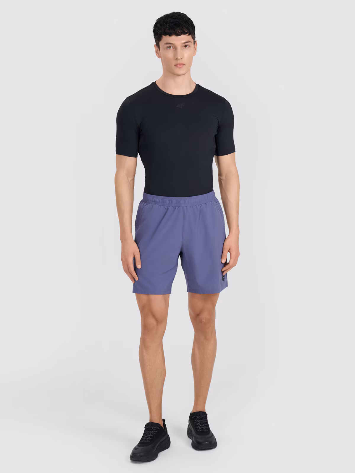 Spodenki treningowe szybkoschnące męskie - szare