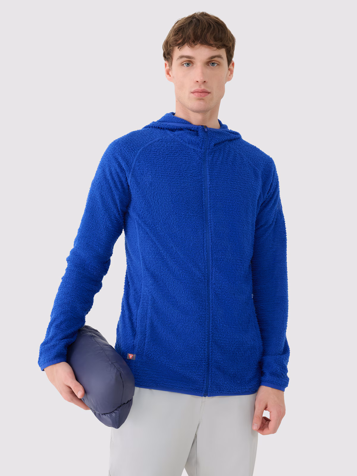 Kurtka puchowa trekkingowa z wypełnieniem Primaloft Silver męska - niebieska