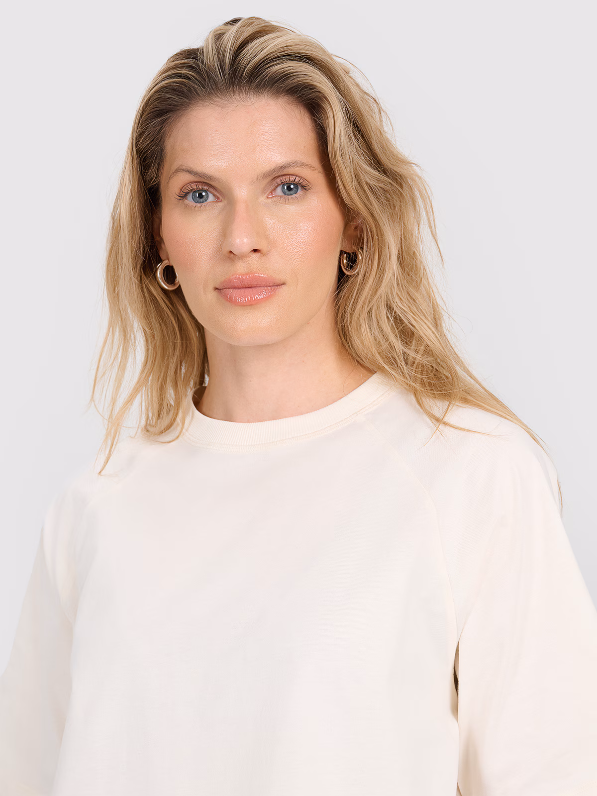 T-shirt oversize gładki damski - czarny