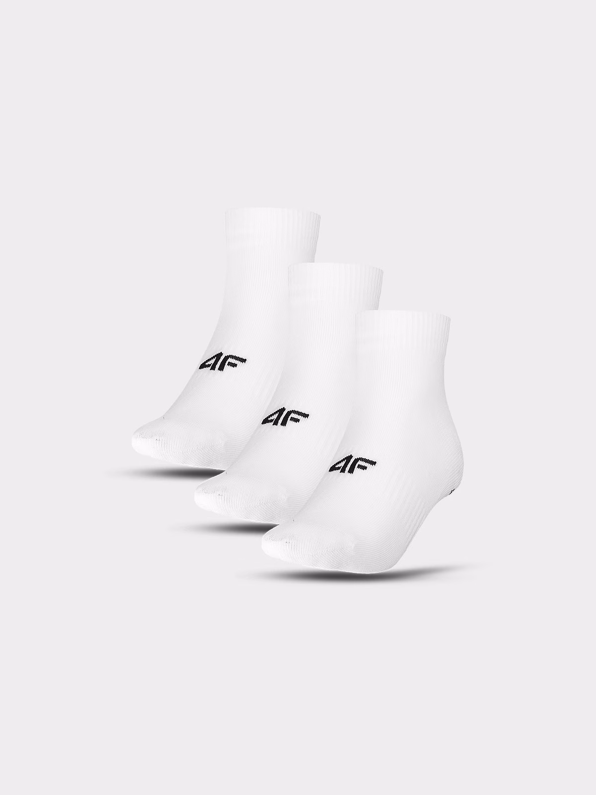 Skarpety casual za kostkę (3-pack) damskie - czarne