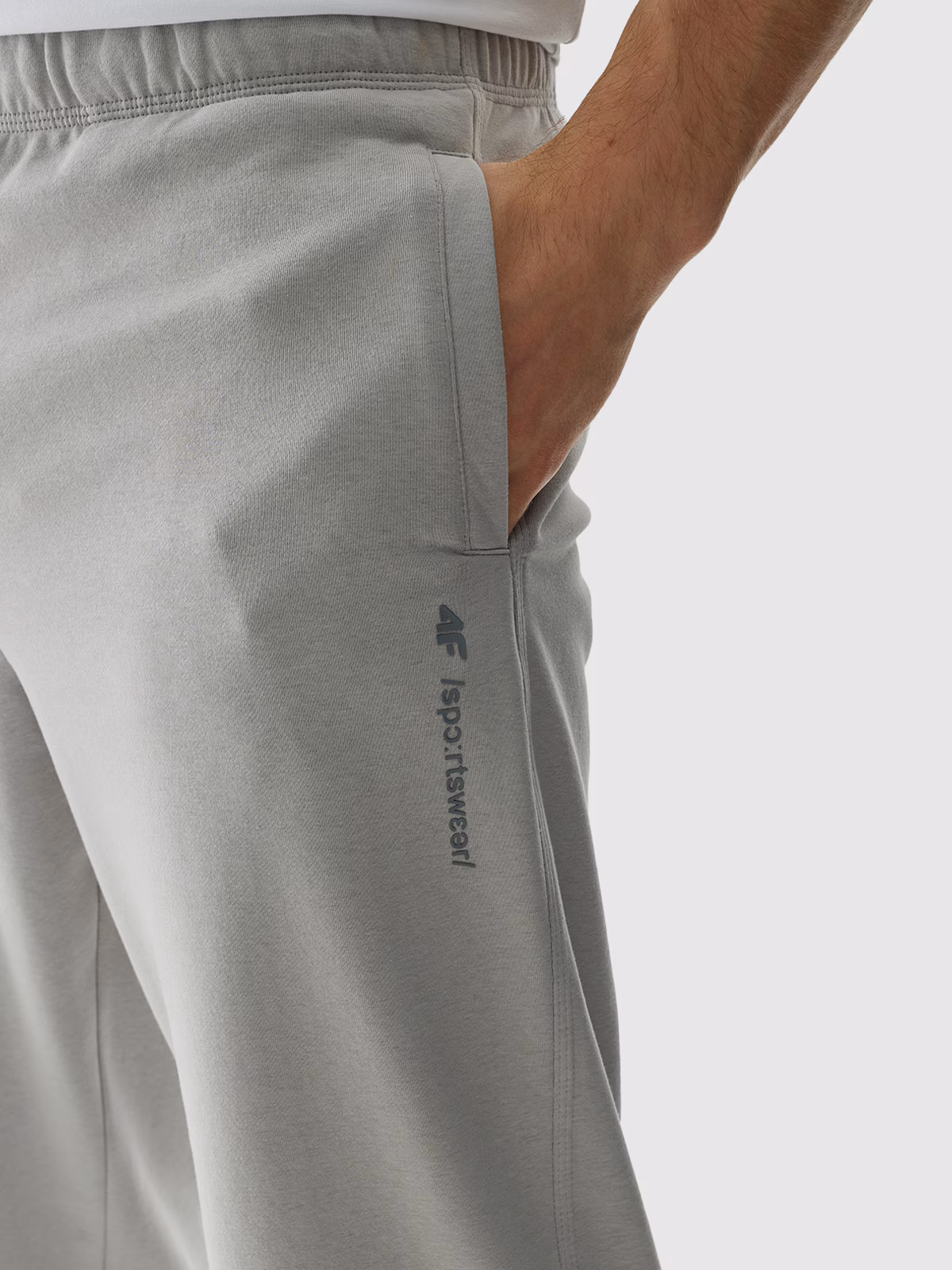 Spodnie dresowe joggery męskie - niebieskie