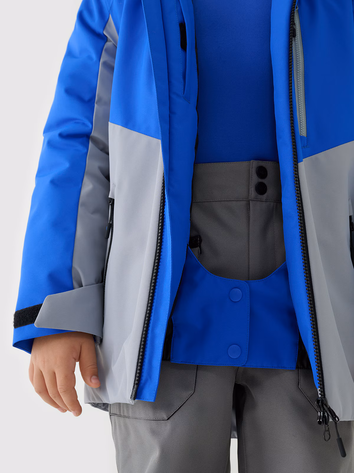 Kurtka narciarska membrana 10000 chłopięca - zielona