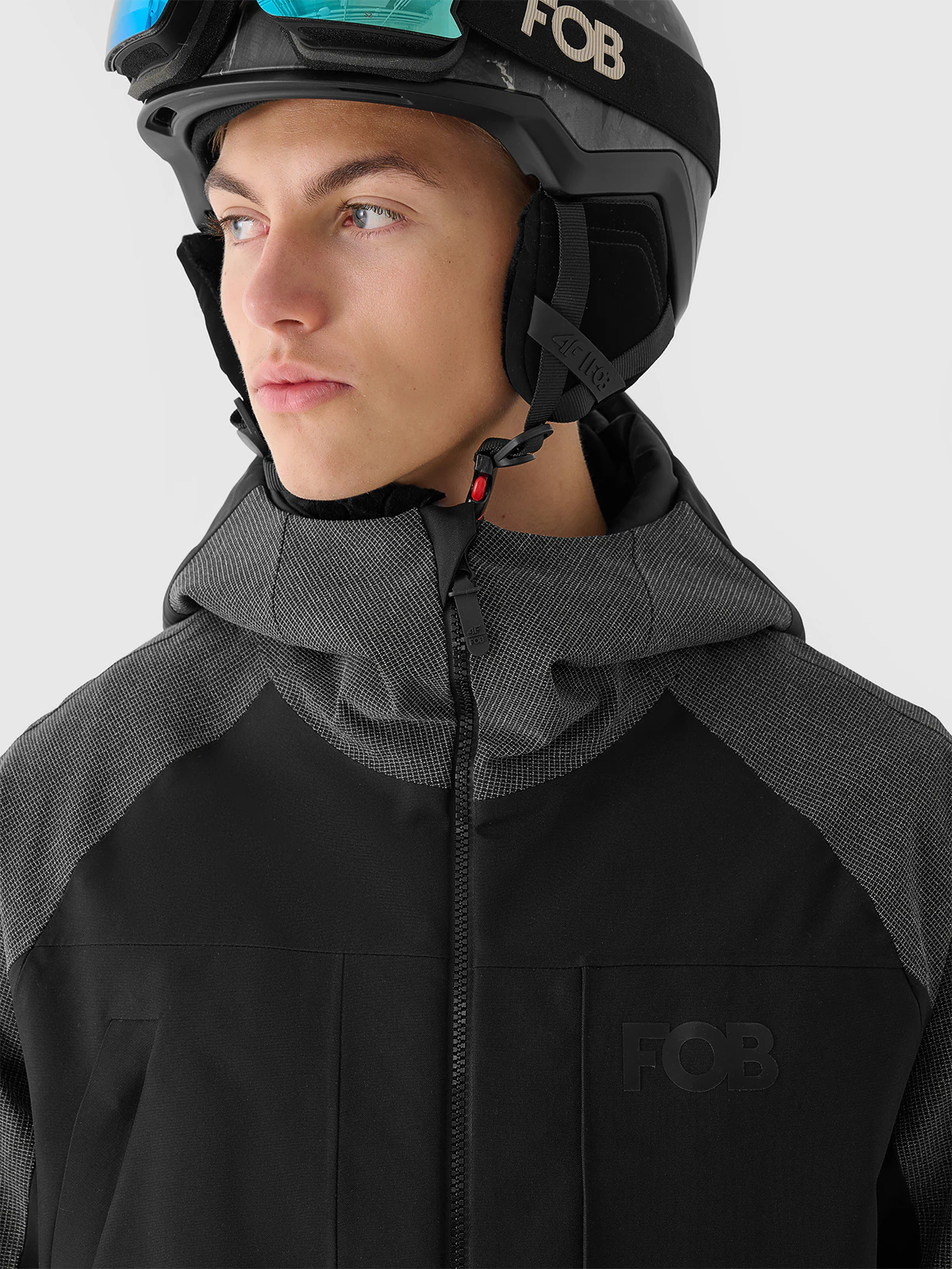 Kurtka snowboardowa membrana 10000 męska - biała