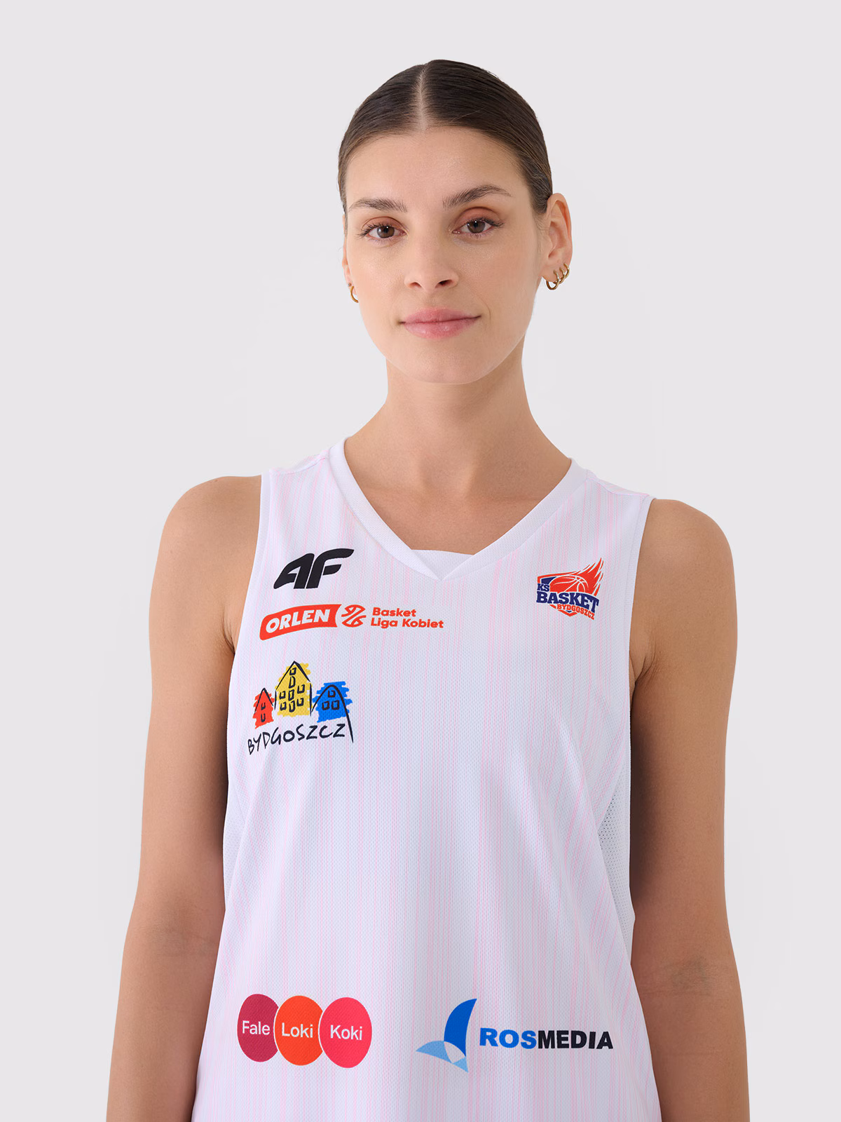 Koszulka meczowa replika domowa z sezonu 2024/25 damska 4F x KS Bydgoszcz - multikolor