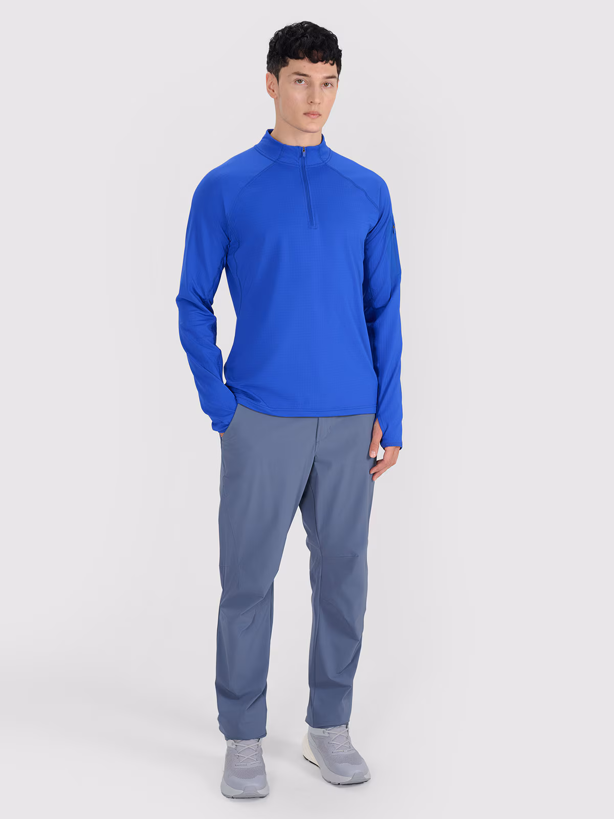 Spodnie trekkingowe szybkoschnące męskie - czarne