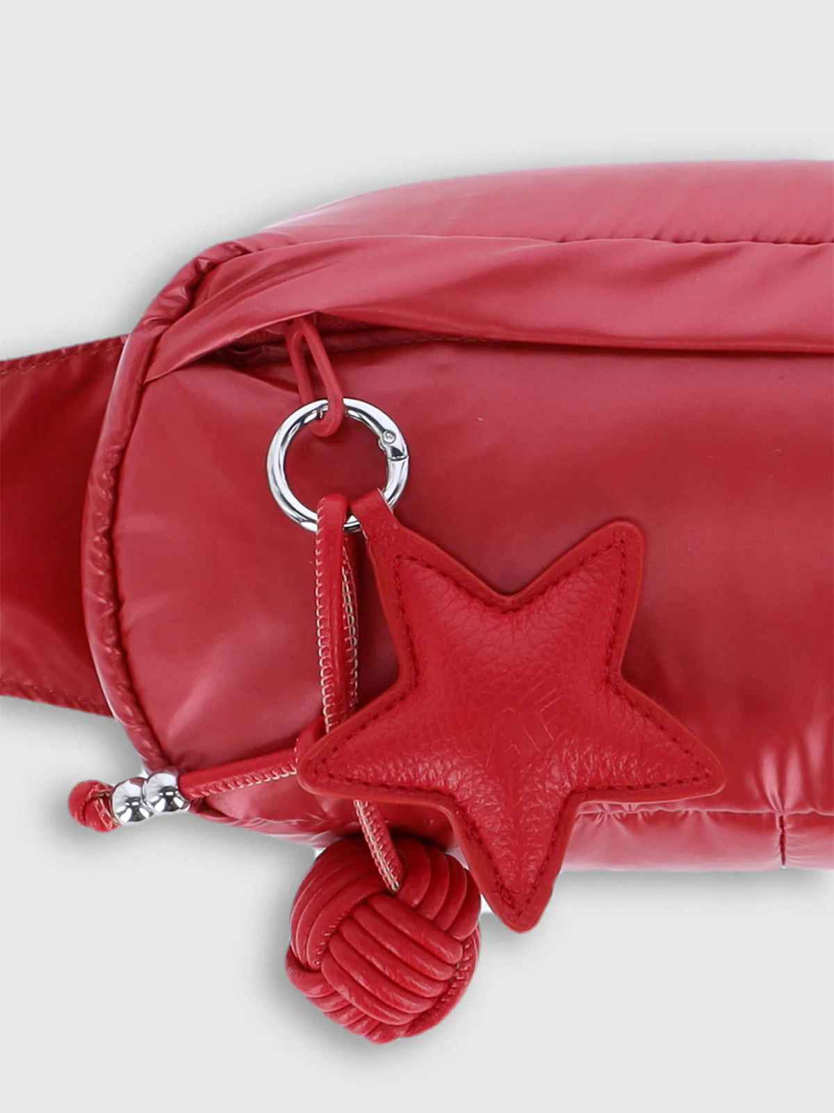 Nerka z brelokiem - szara