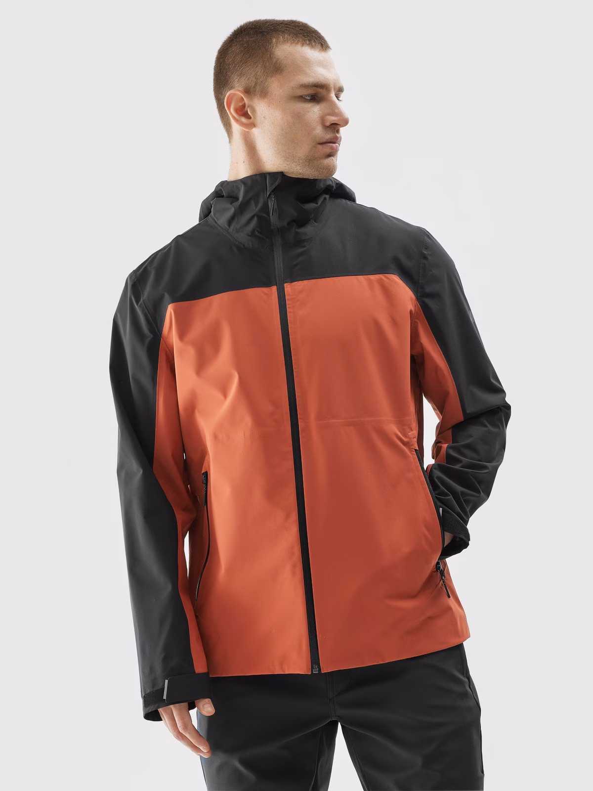 Kurtka trekkingowa membrana 10000 męska - brązowa