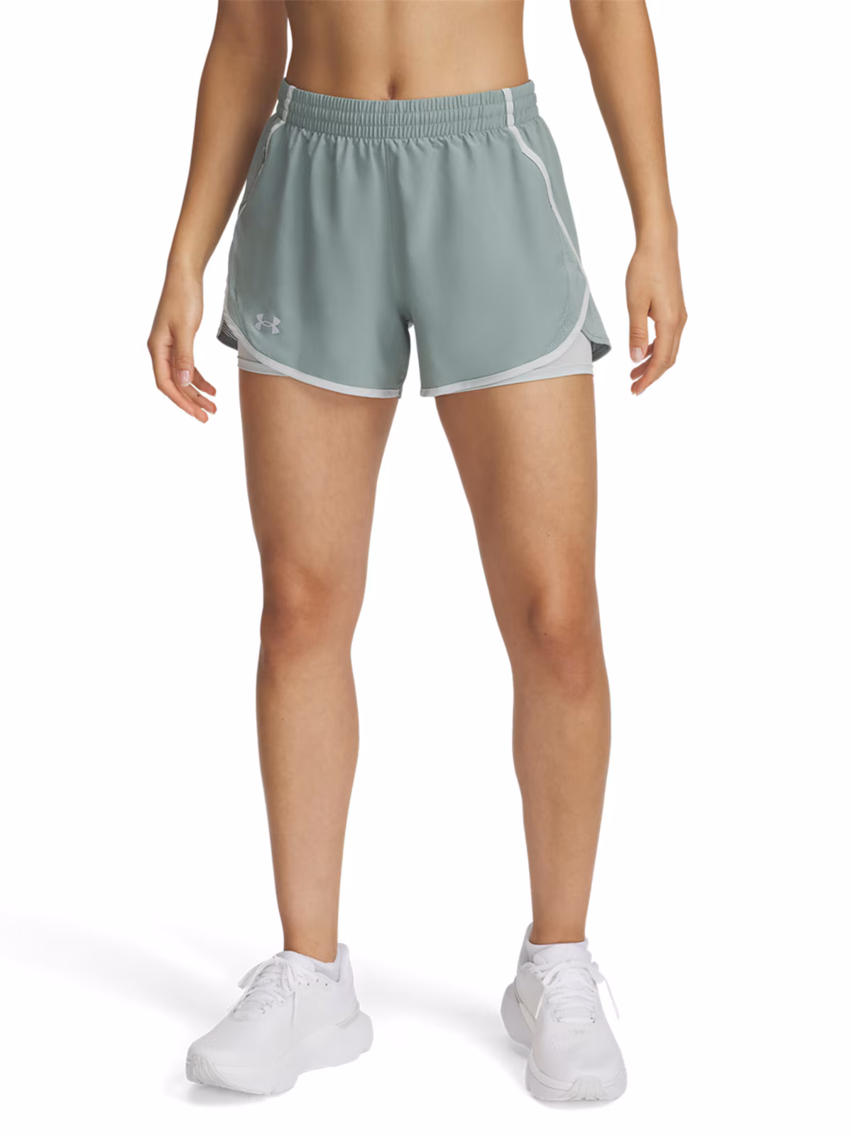 Spodenki do biegania damskie Under Armour UA Fly By 2in1 Short - czarne