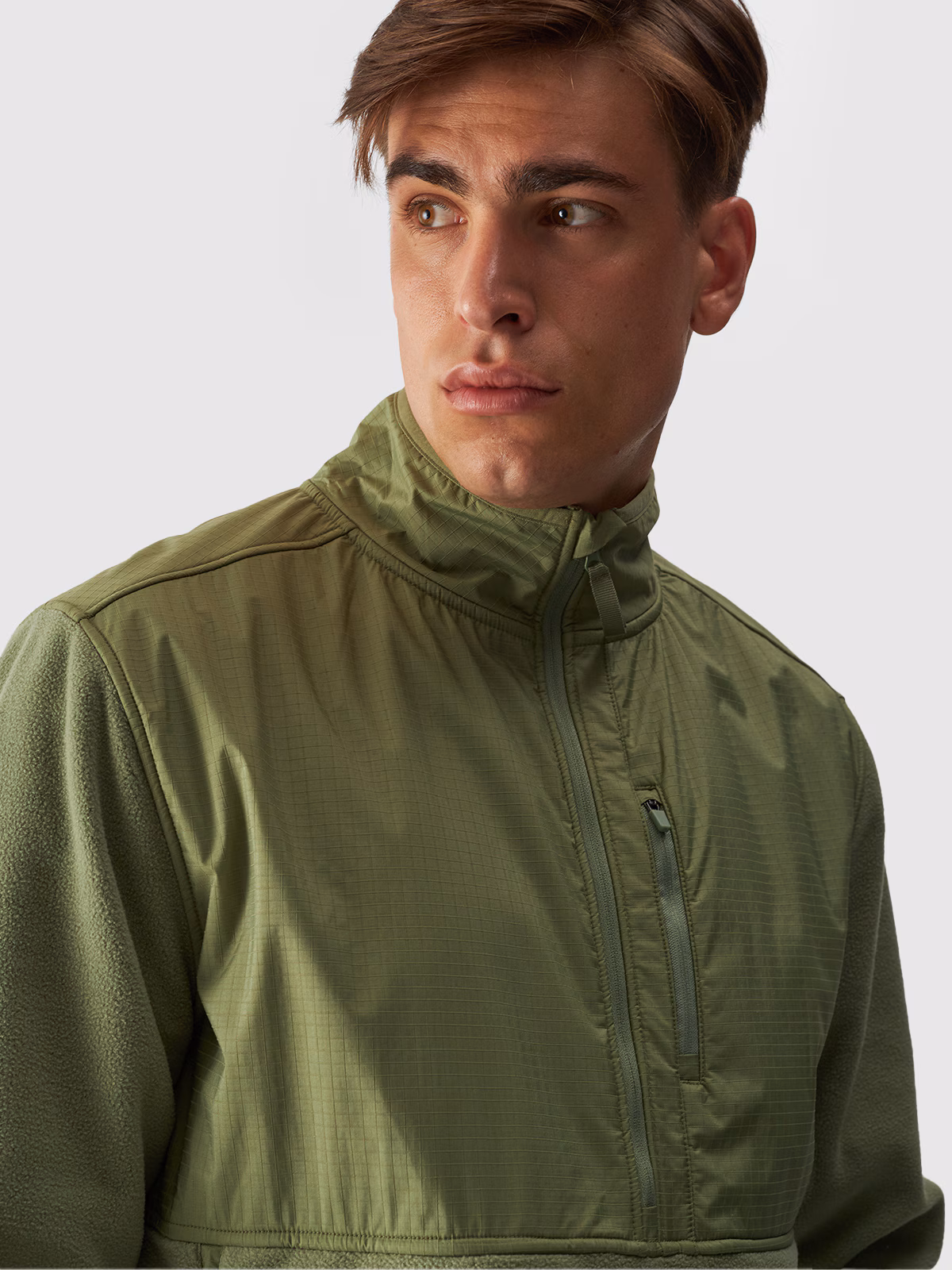 Polar ze stójką regular męski - beżowy