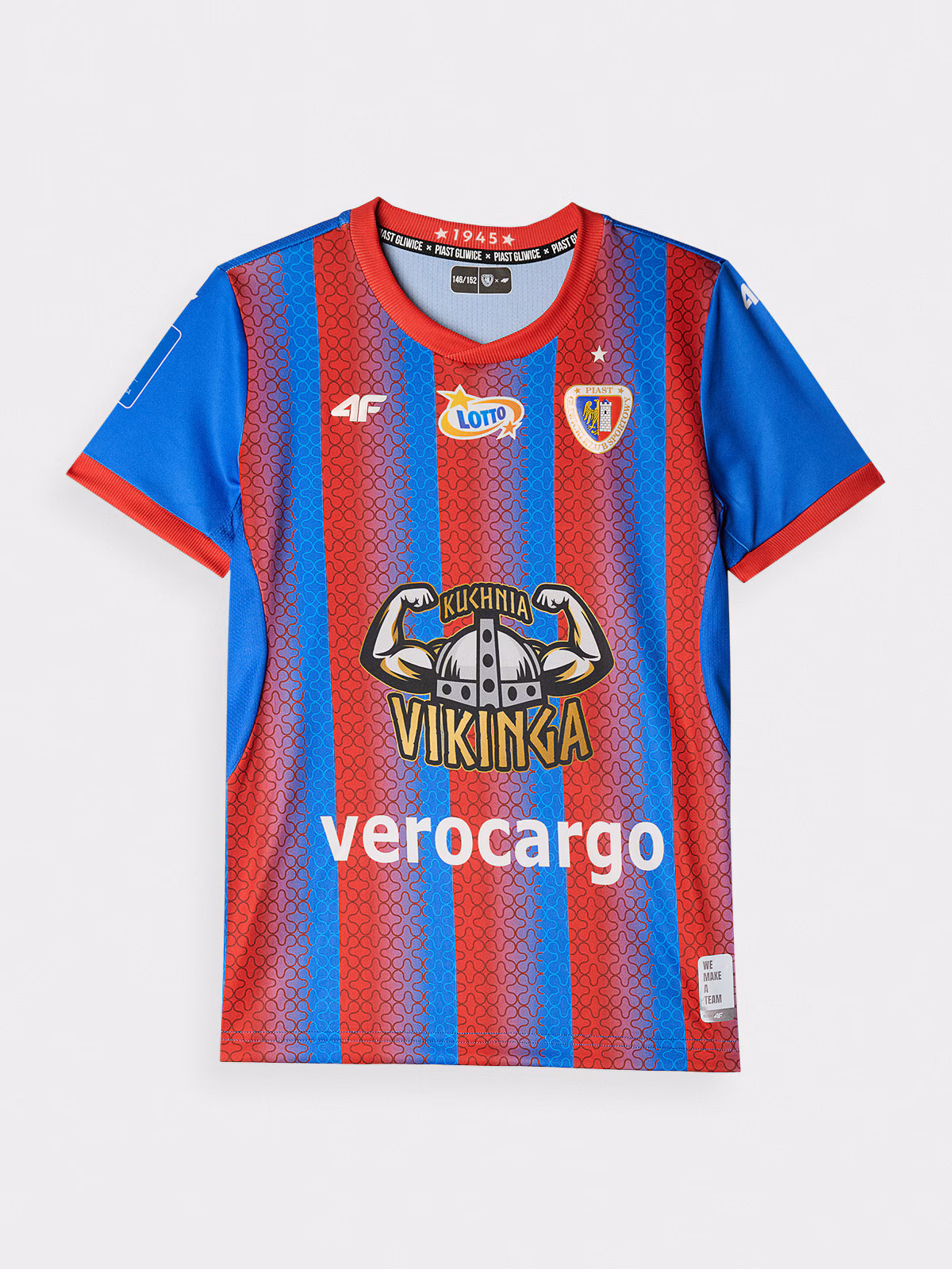 Trzecia koszulka klubowa z sezonu 2024/25 chłopięca 4F x Piast Gliwice - multikolor