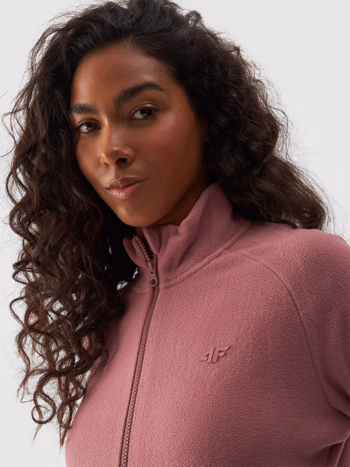 Polar ze stójką regular damski - czarny