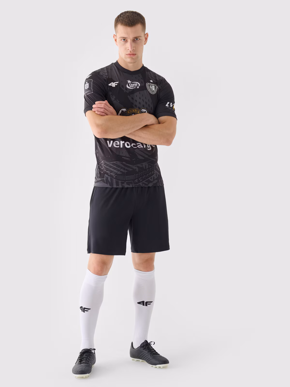 Koszulka klubowa wyjazdowa z sezonu 2024/25 męska 4F x Piast Gliwice - multikolor