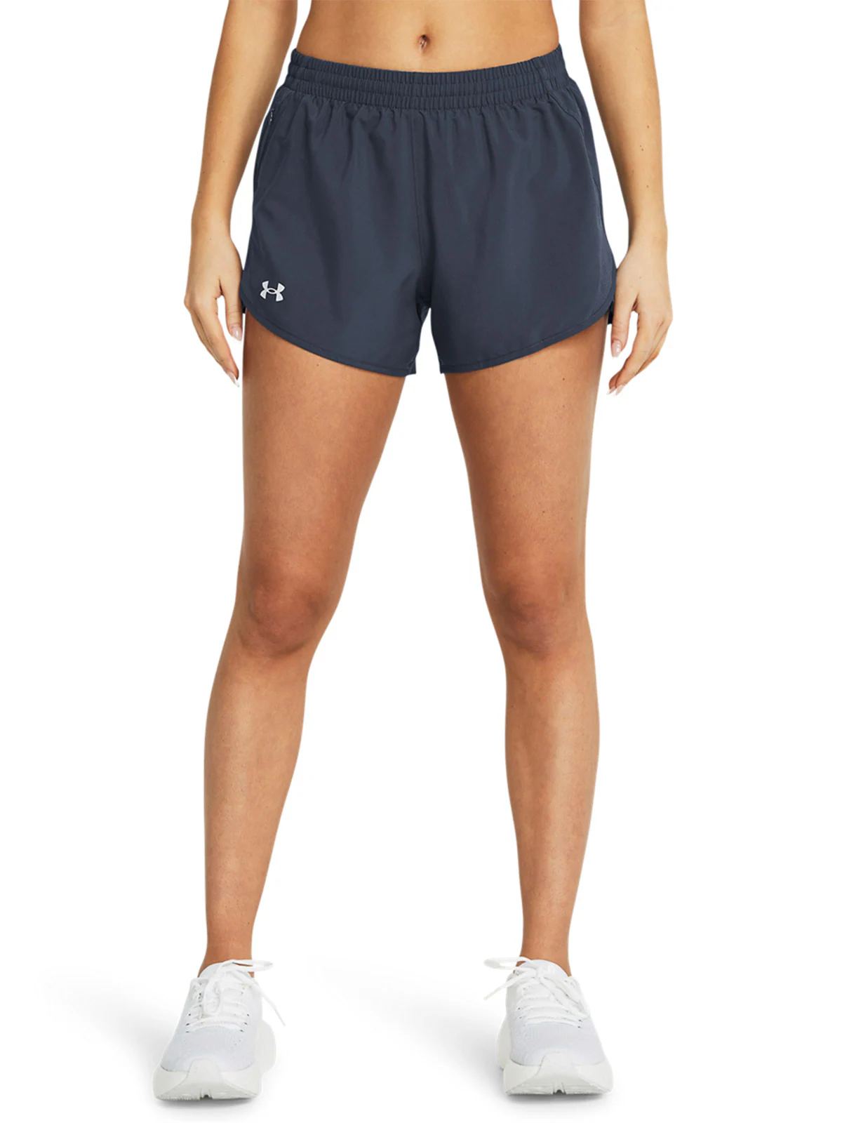 Spodenki do biegania damskie Under Armour UA Fly By 3'' Shorts - szare