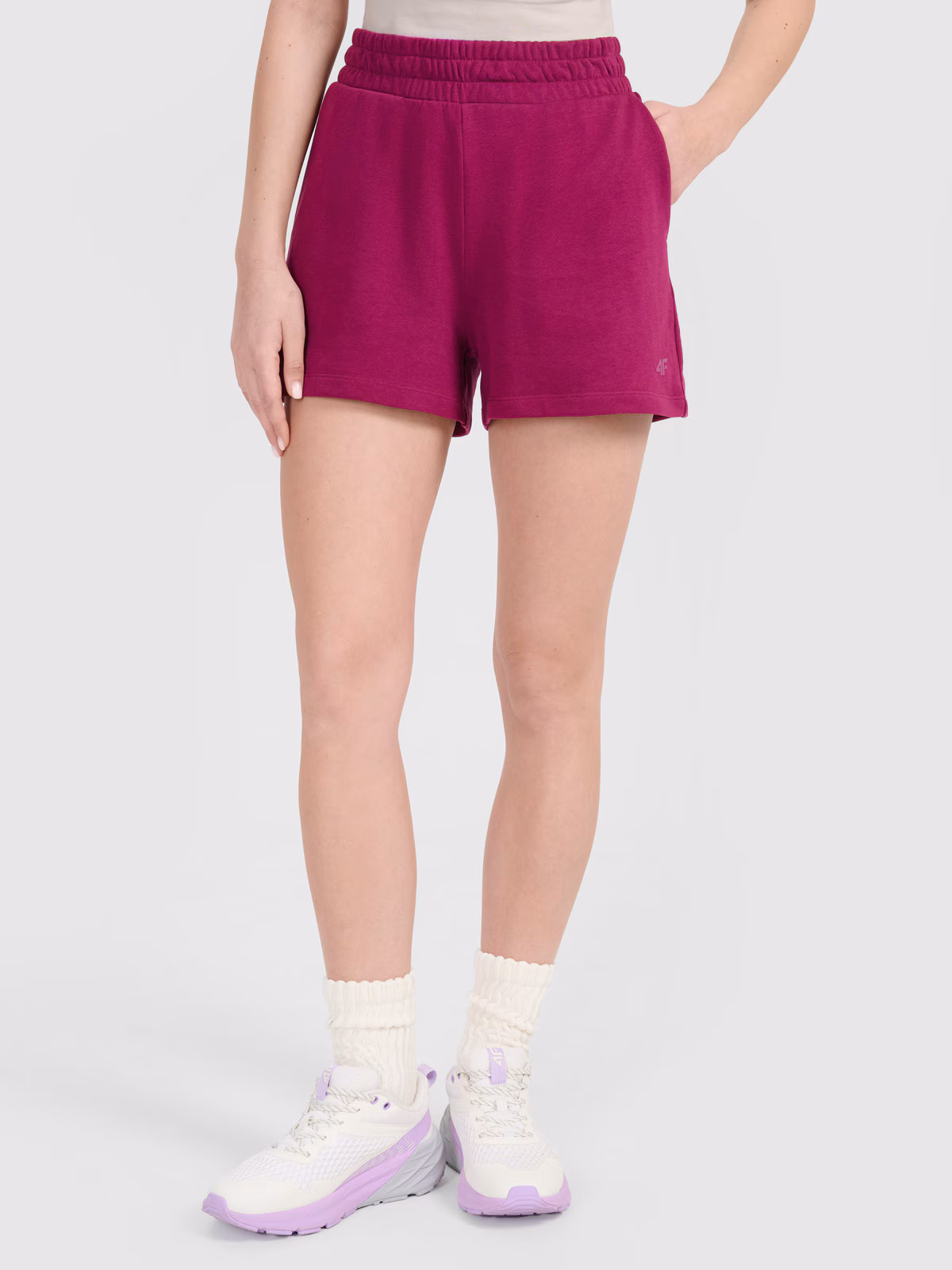 Spodenki dresowe damskie - czarne