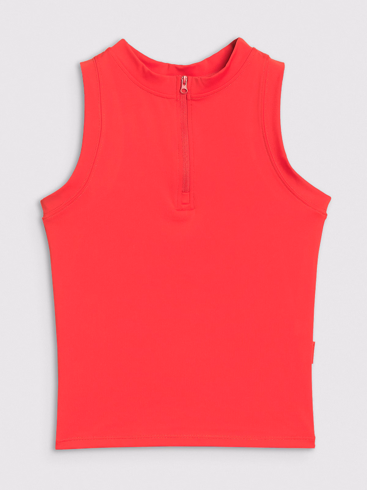 Crop-top slim damski - czarny