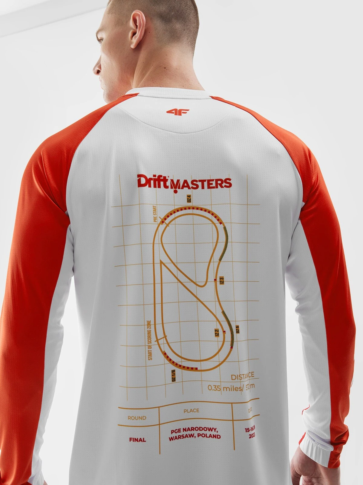 Longsleeve funkcyjny regular uniseks 4F x Drift Masters