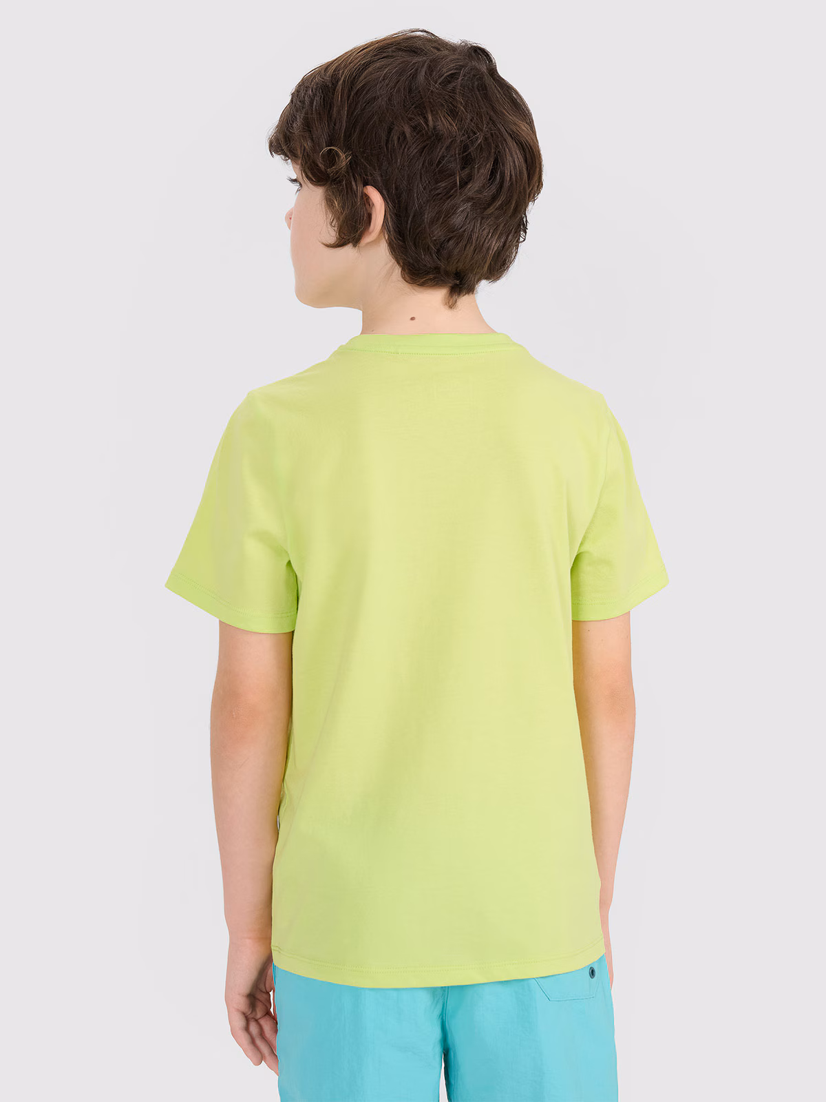 T-shirt regular z nadrukiem chłopięcy - zielony