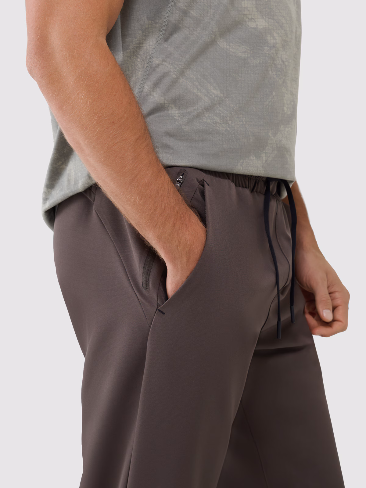 Spodnie treningowe szybkoschnące męskie - czarne