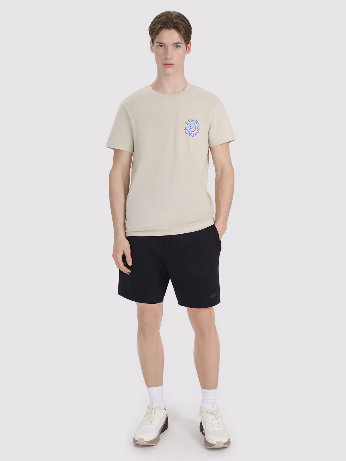 Spodenki dresowe męskie - czarne