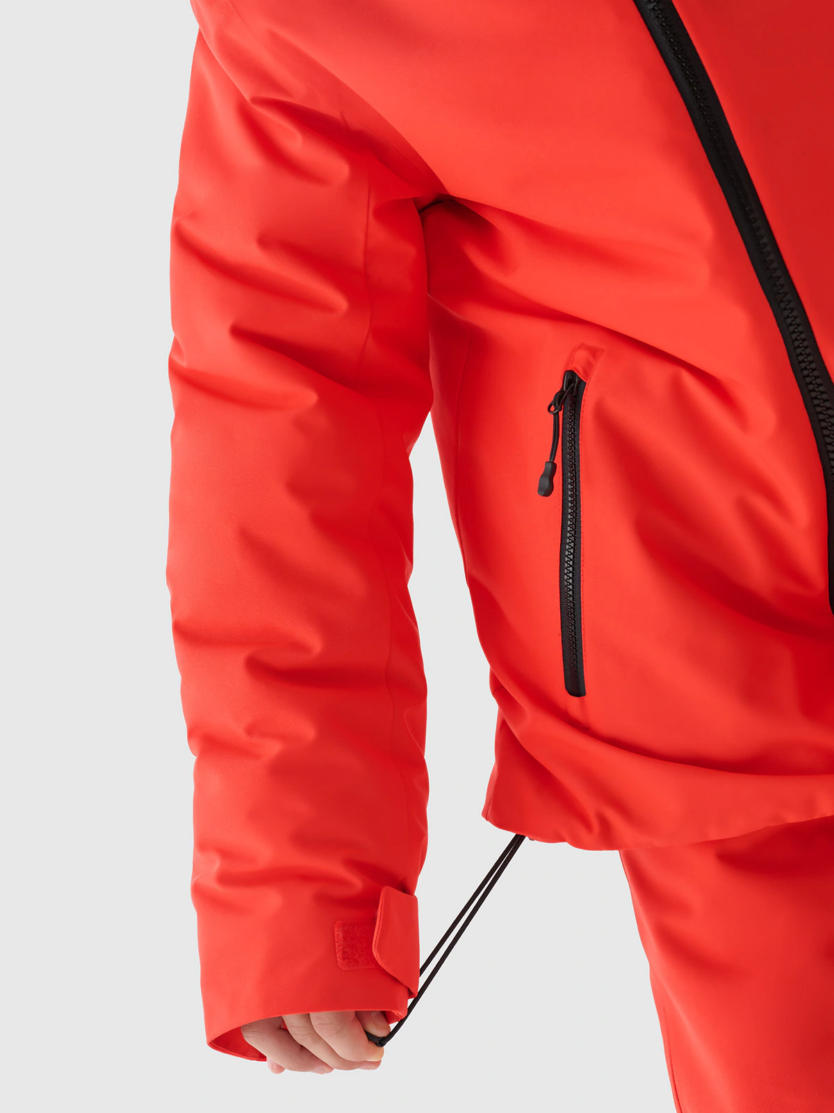 Kurtka narciarska membrana 5000 chłopięca - czerwona