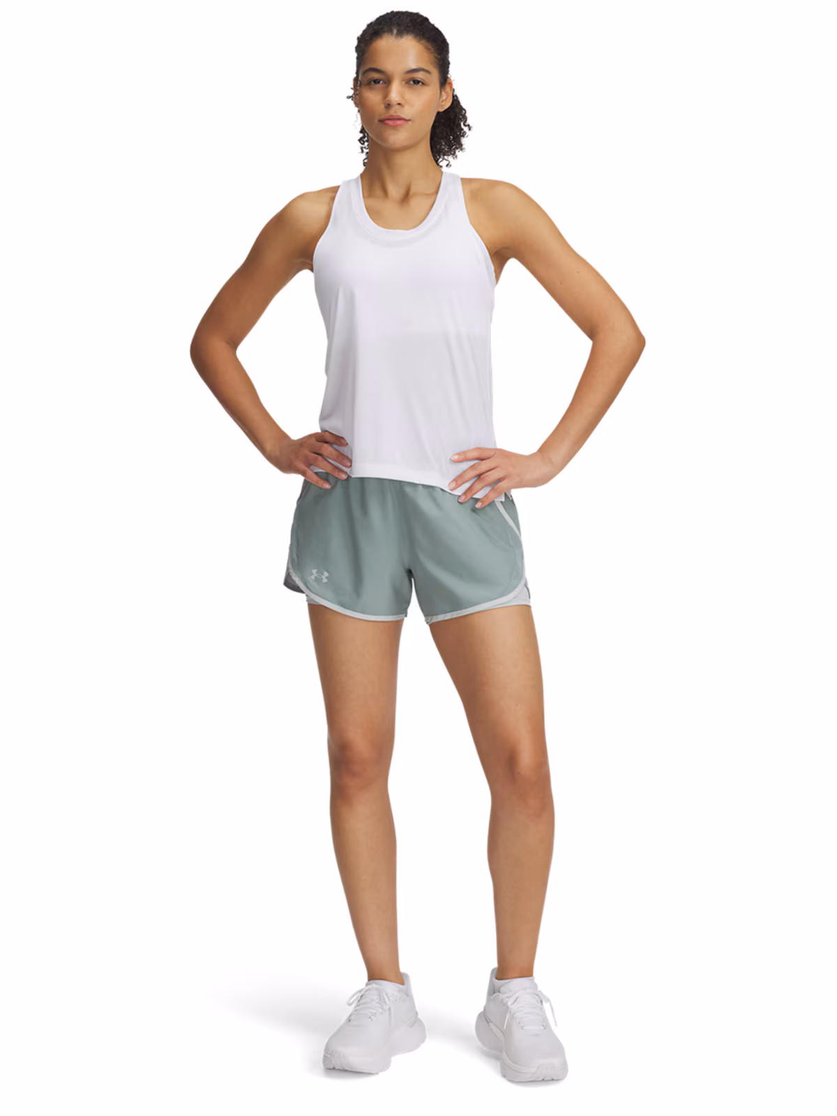 Spodenki do biegania damskie Under Armour UA Fly By 2in1 Short - czarne