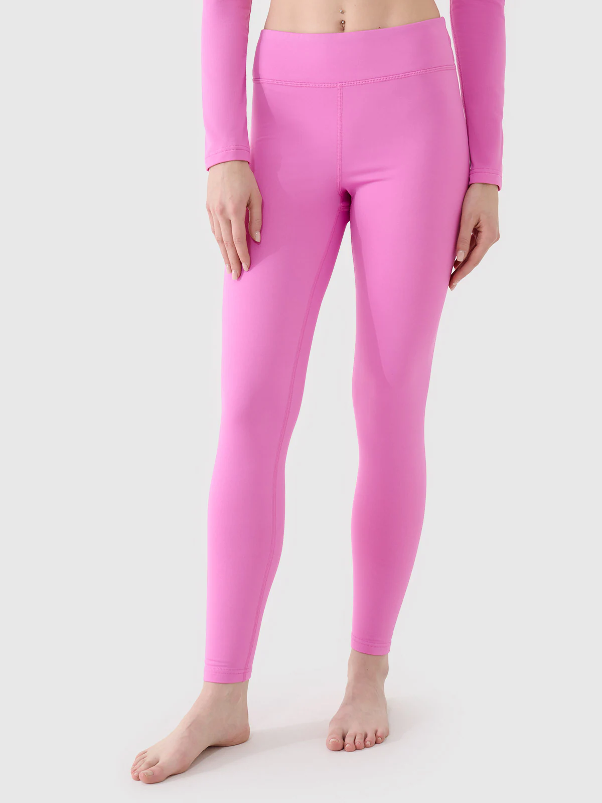 Bielizna termiczna drapana (dół) damska - czarna