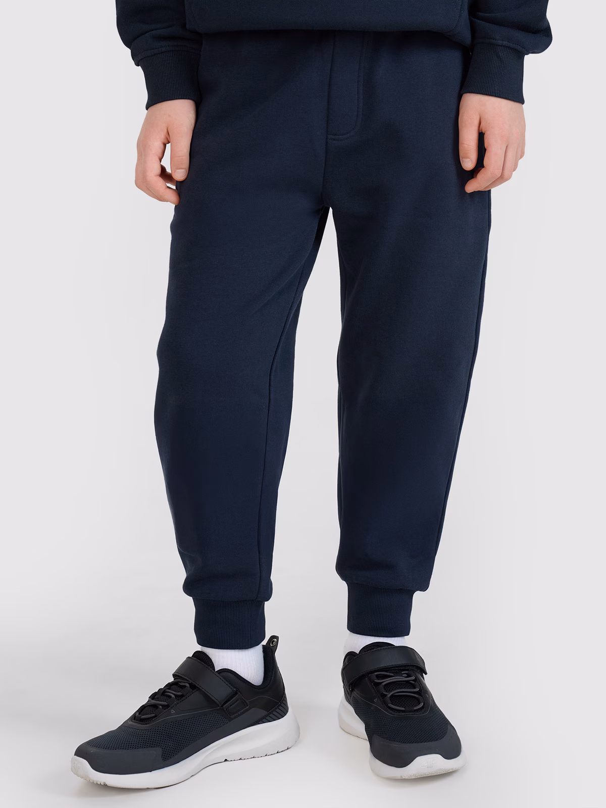 Spodnie dresowe joggery chłopięce - czarne