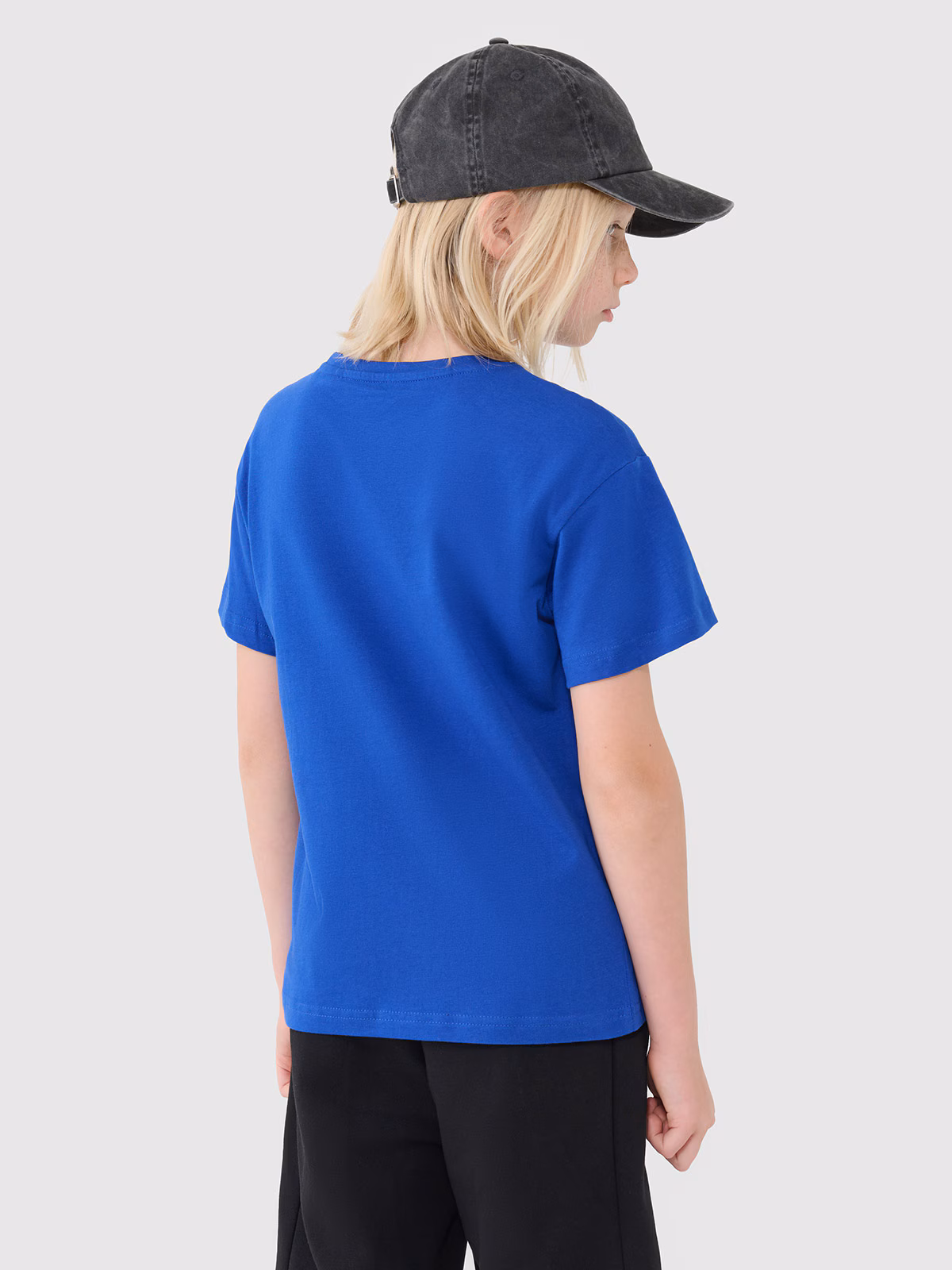 T-shirt z nadrukiem chłopięcy - niebieski