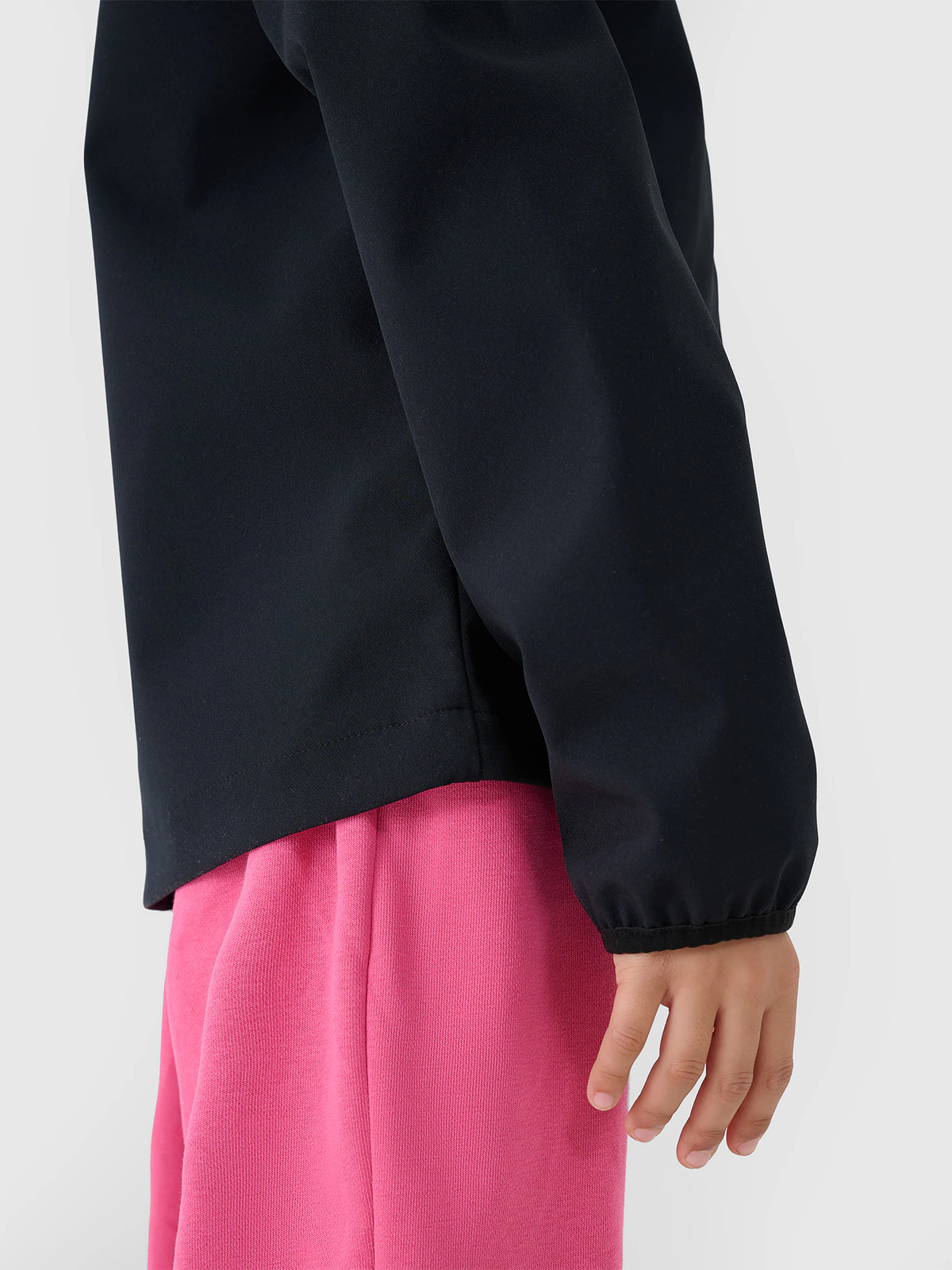 Kurtka softshell wiatroodporna membrana 5000 dziewczęca - różowa