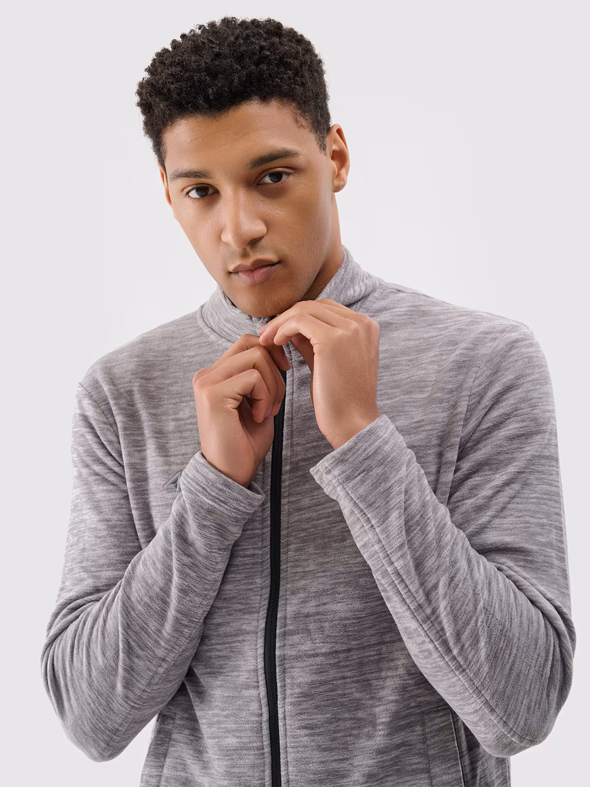 Polar ze stójką regular męski - szary