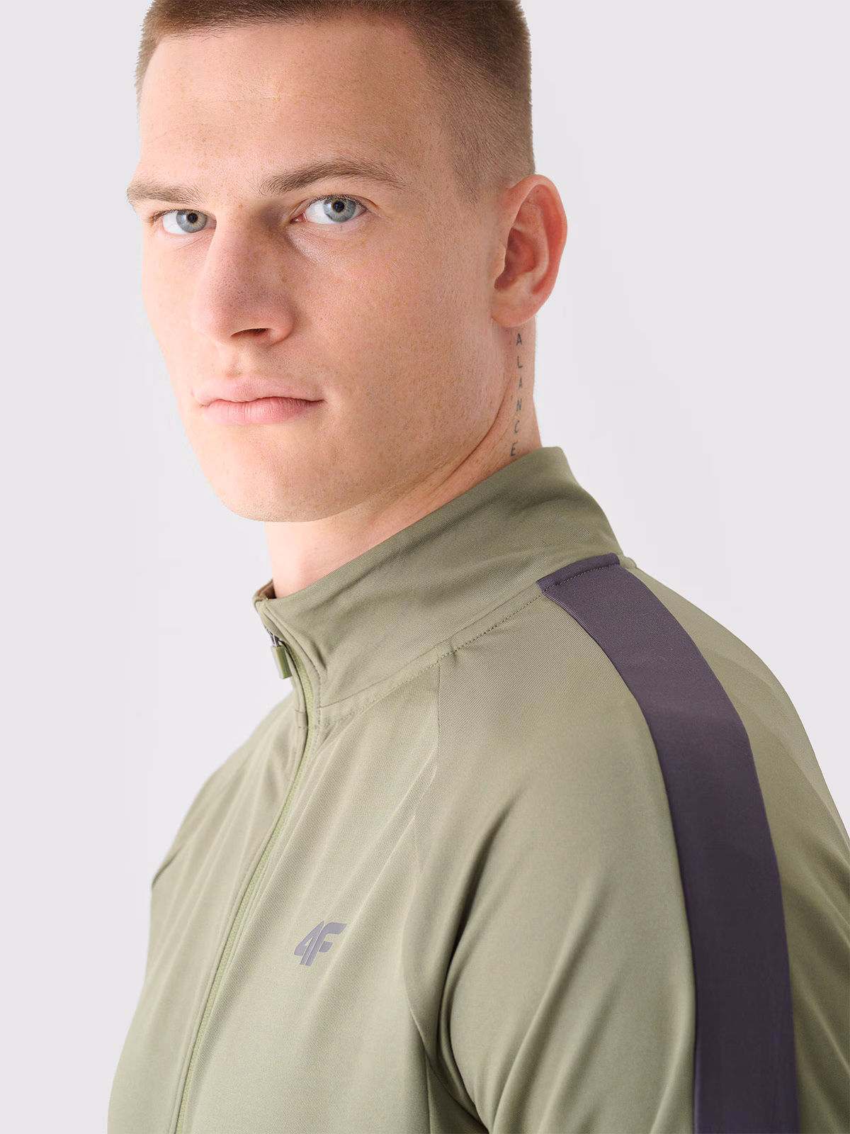 Bluza treningowa szybkoschnąca męska - czerwona