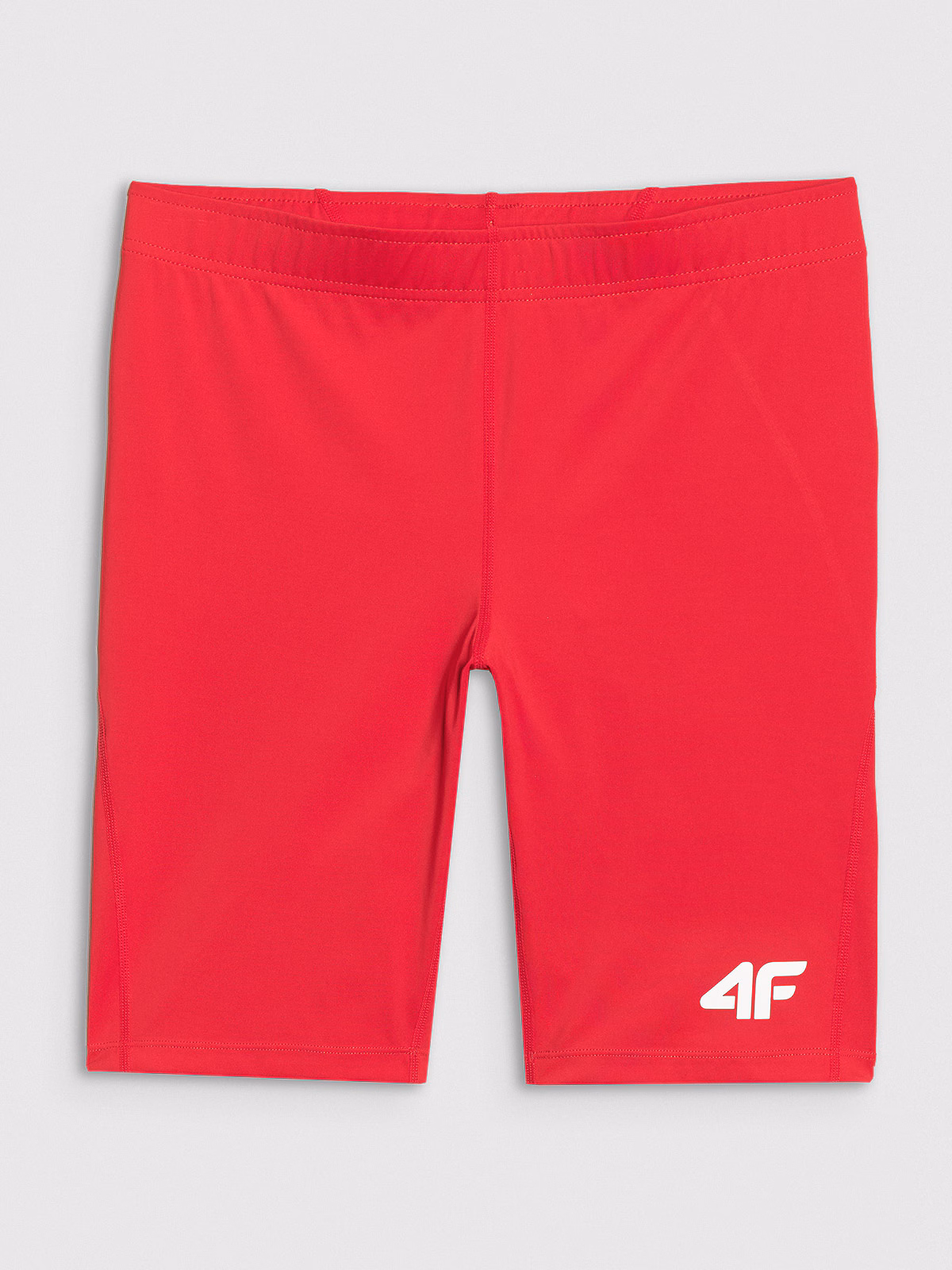 Legginsy krótkie treningowe męskie - żółte