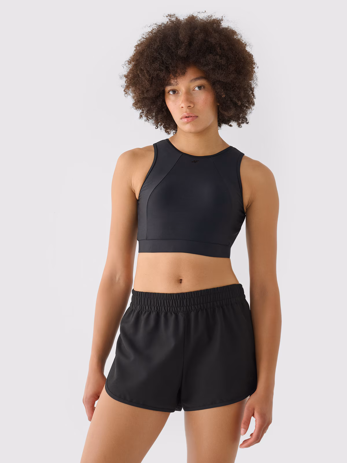 Spodenki plażowe damskie - fioletowe