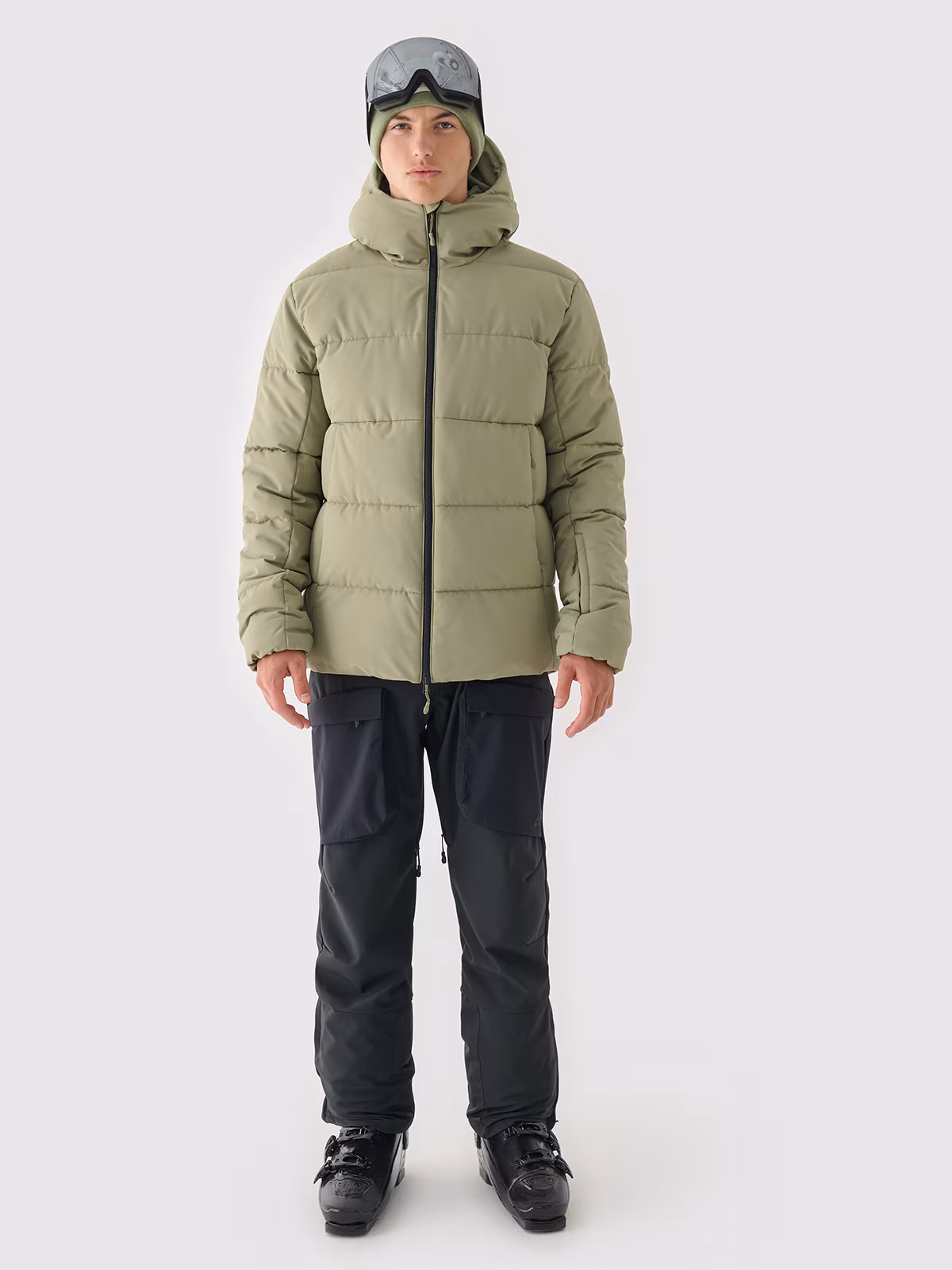 Kurtka narciarska membrana 5000 męska - khaki