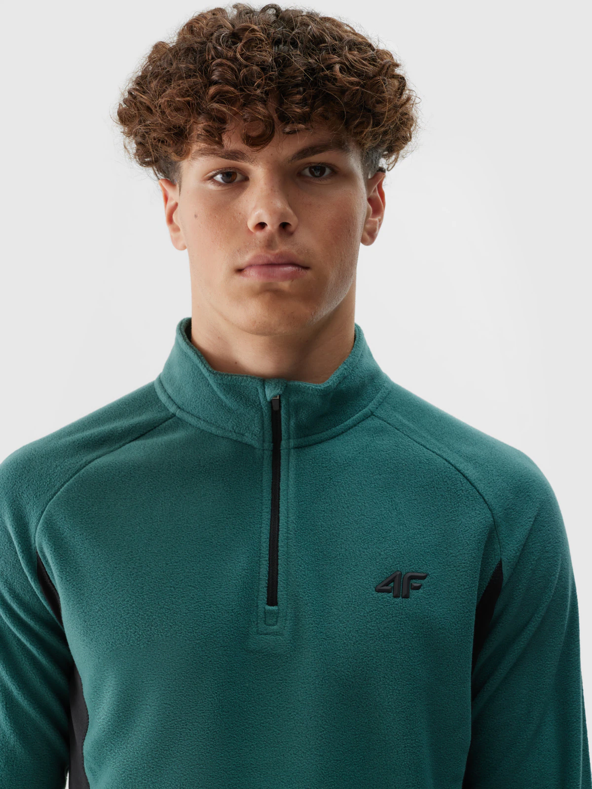 Bielizna termiczna polarowa (góra) męska - oliwkowa/khaki