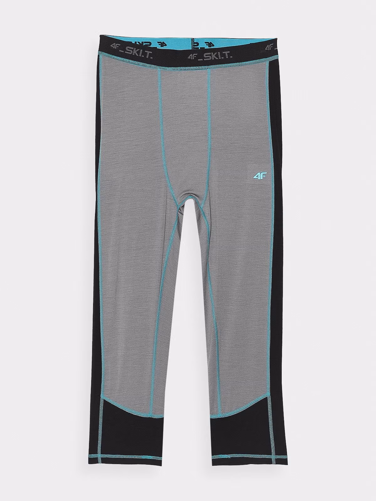 Bielizna termoaktywna skiturowa z wełną Merino (dół) męska - szara