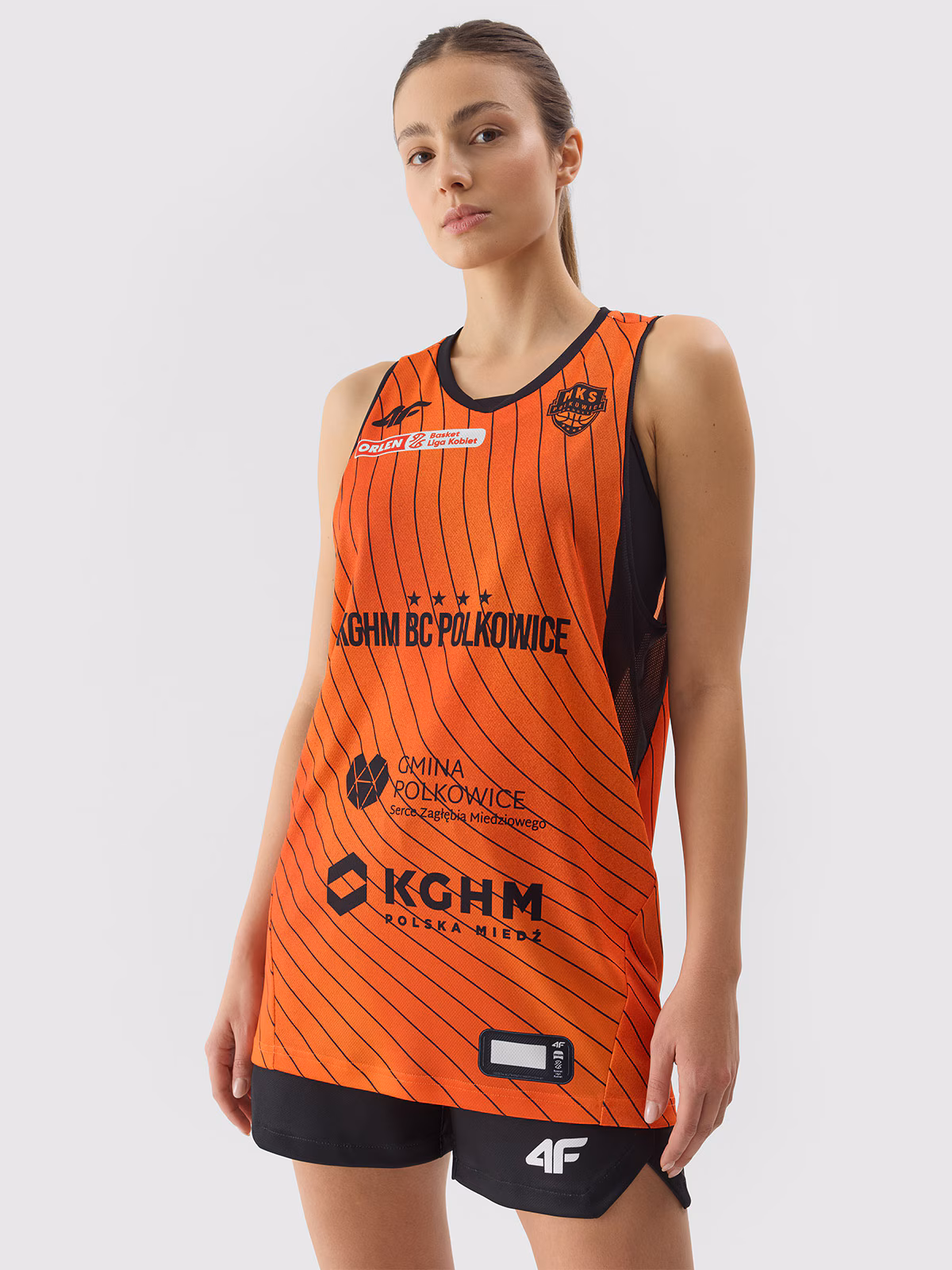Tank top replika domowy z sezonu 2023/24 damski 4F x MKS Polkowice - multikolor