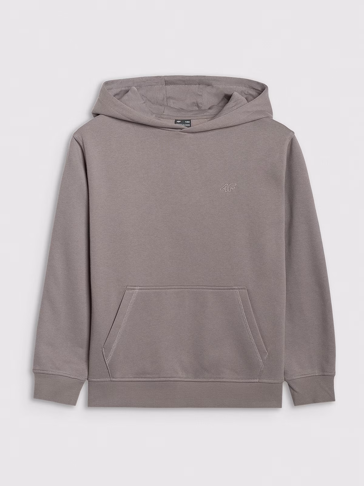 Bluza dresowa nierozpinana z kapturem chłopięca - niebieska