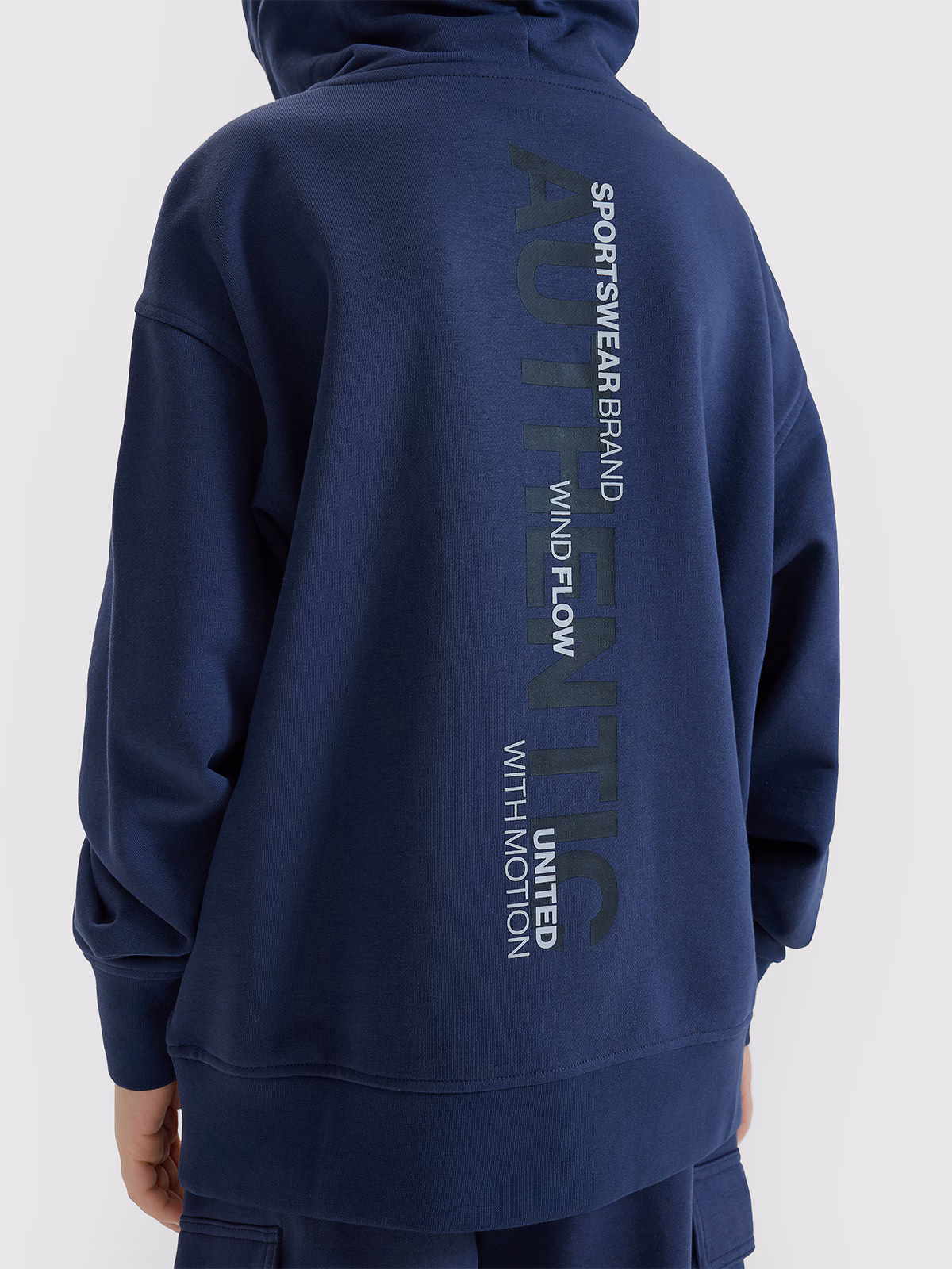 Bluza dresowa nierozpinana z kapturem chłopięca - szara