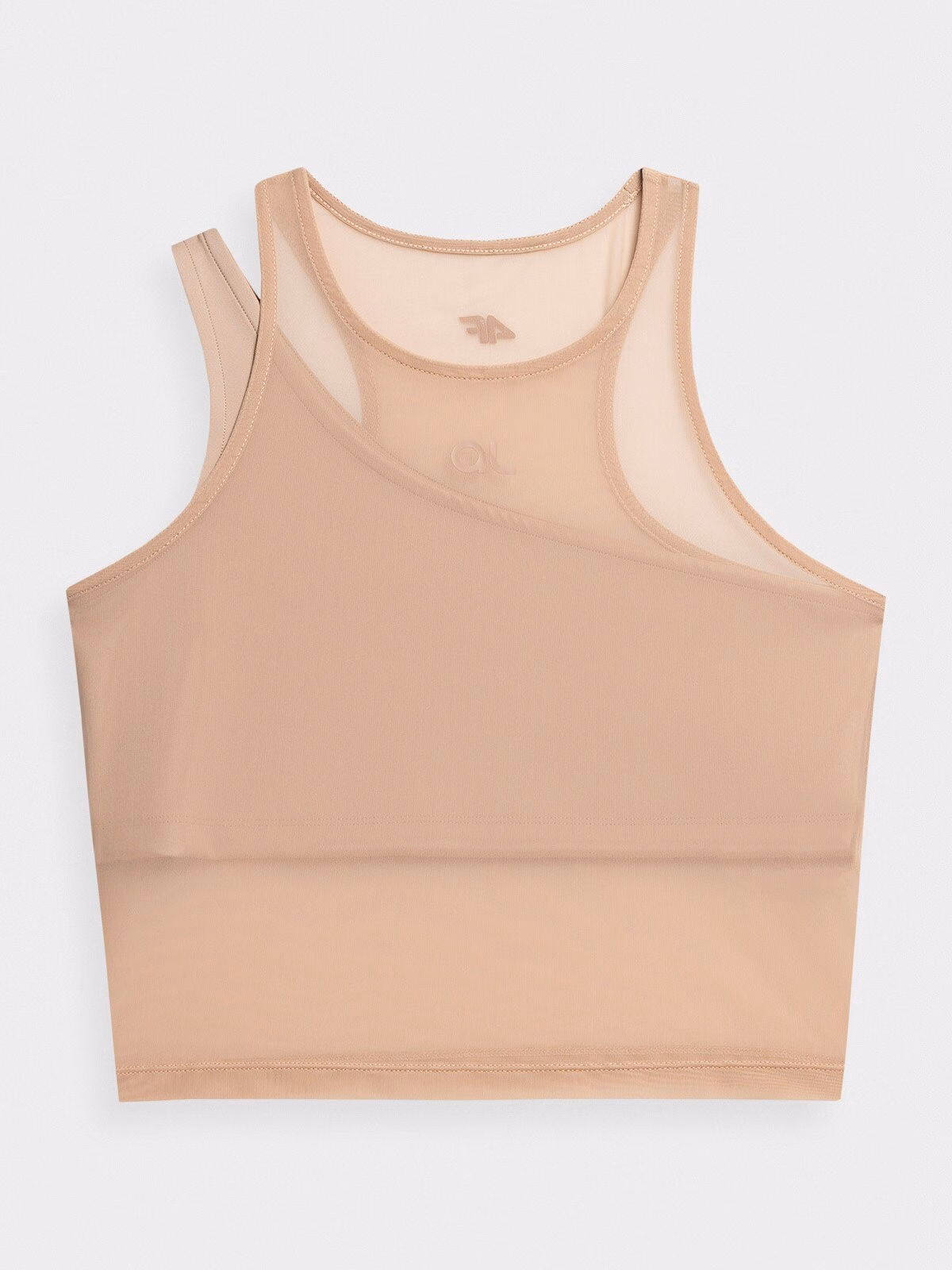 Top z łączonych materiałów 4F x Anna Lewandowska