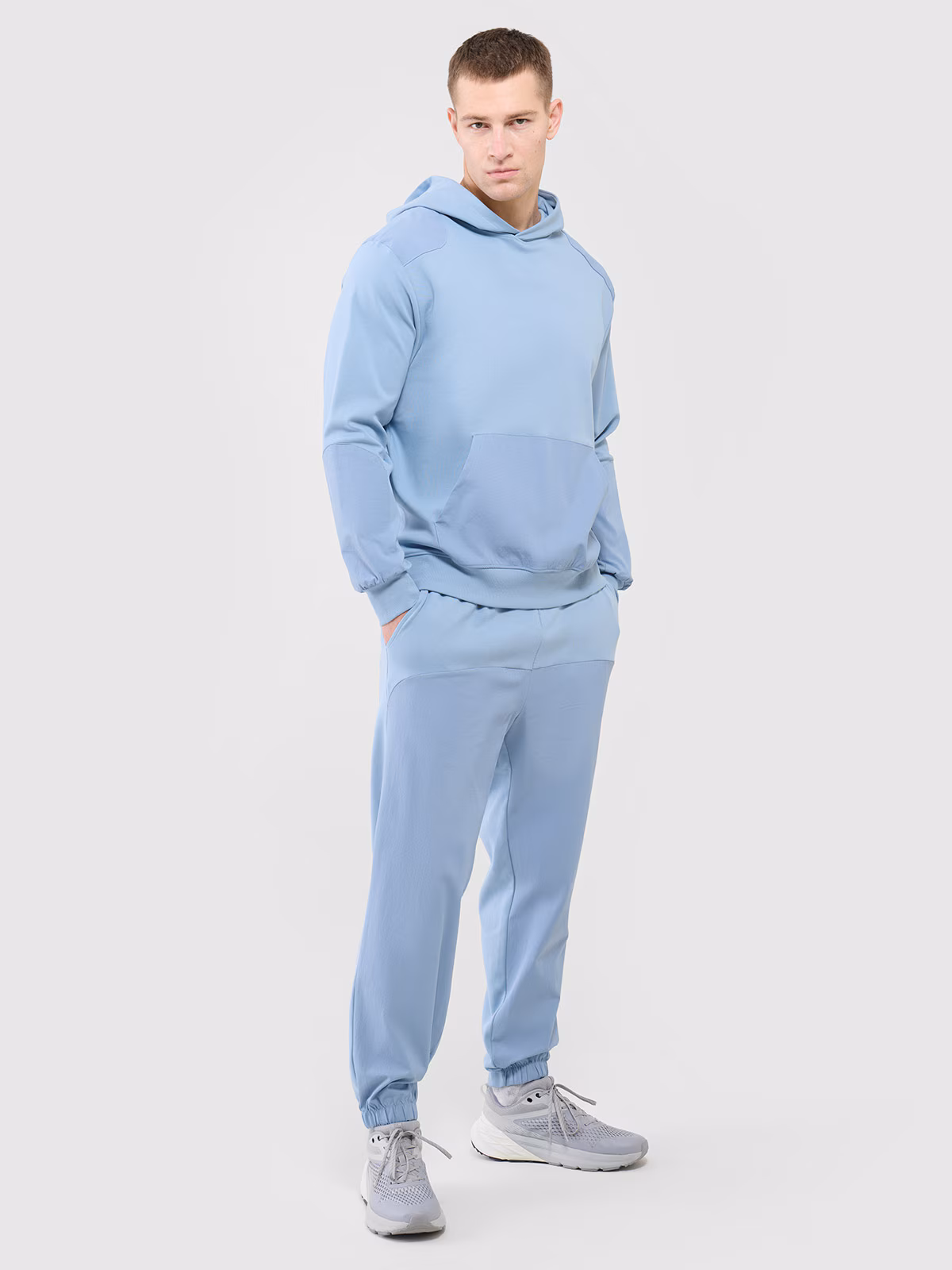 Bluza dresowa nierozpinana z kapturem męska Outhorn - granatowa