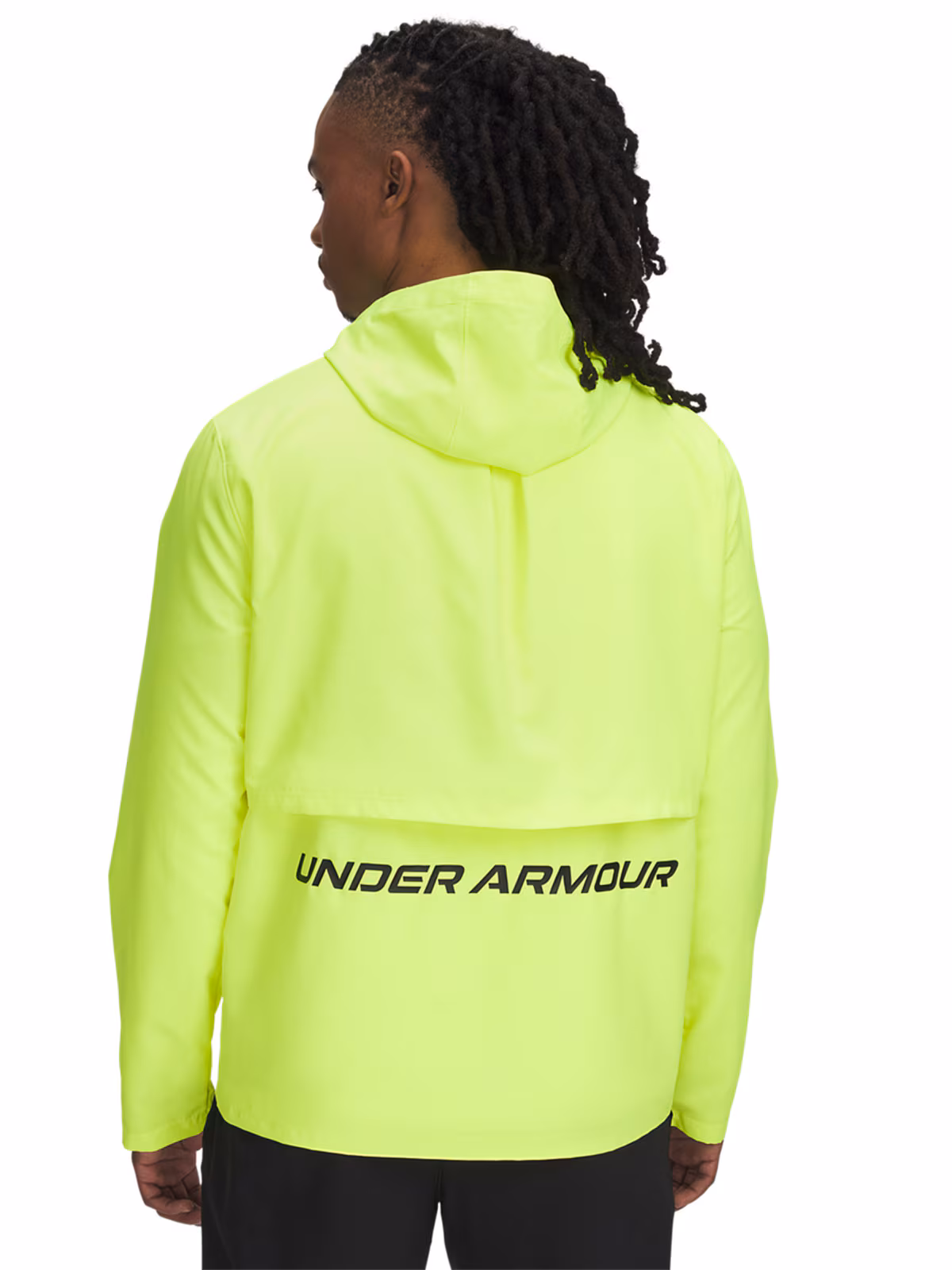 Kurtka do biegania męska Under Armour UA Storm Run Hooded Jacket - żółta