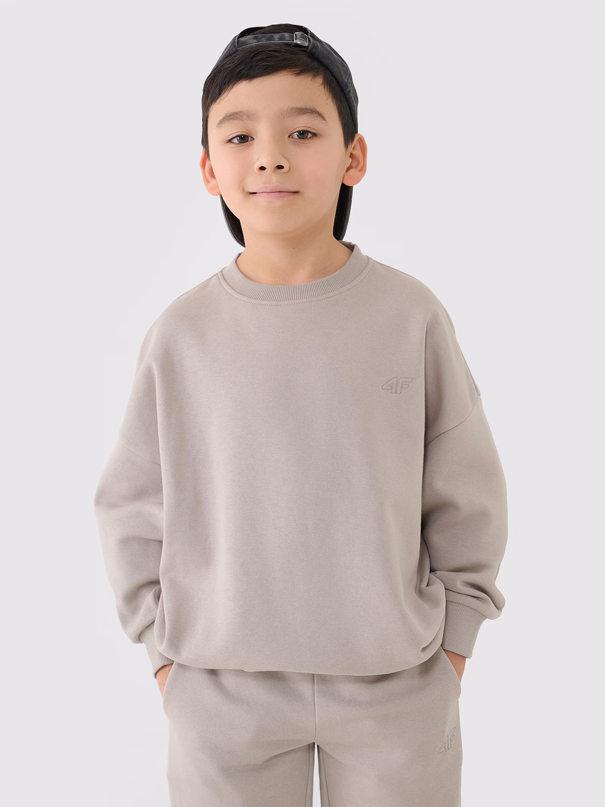 Komplet dresowy dziecięcy - beżowy