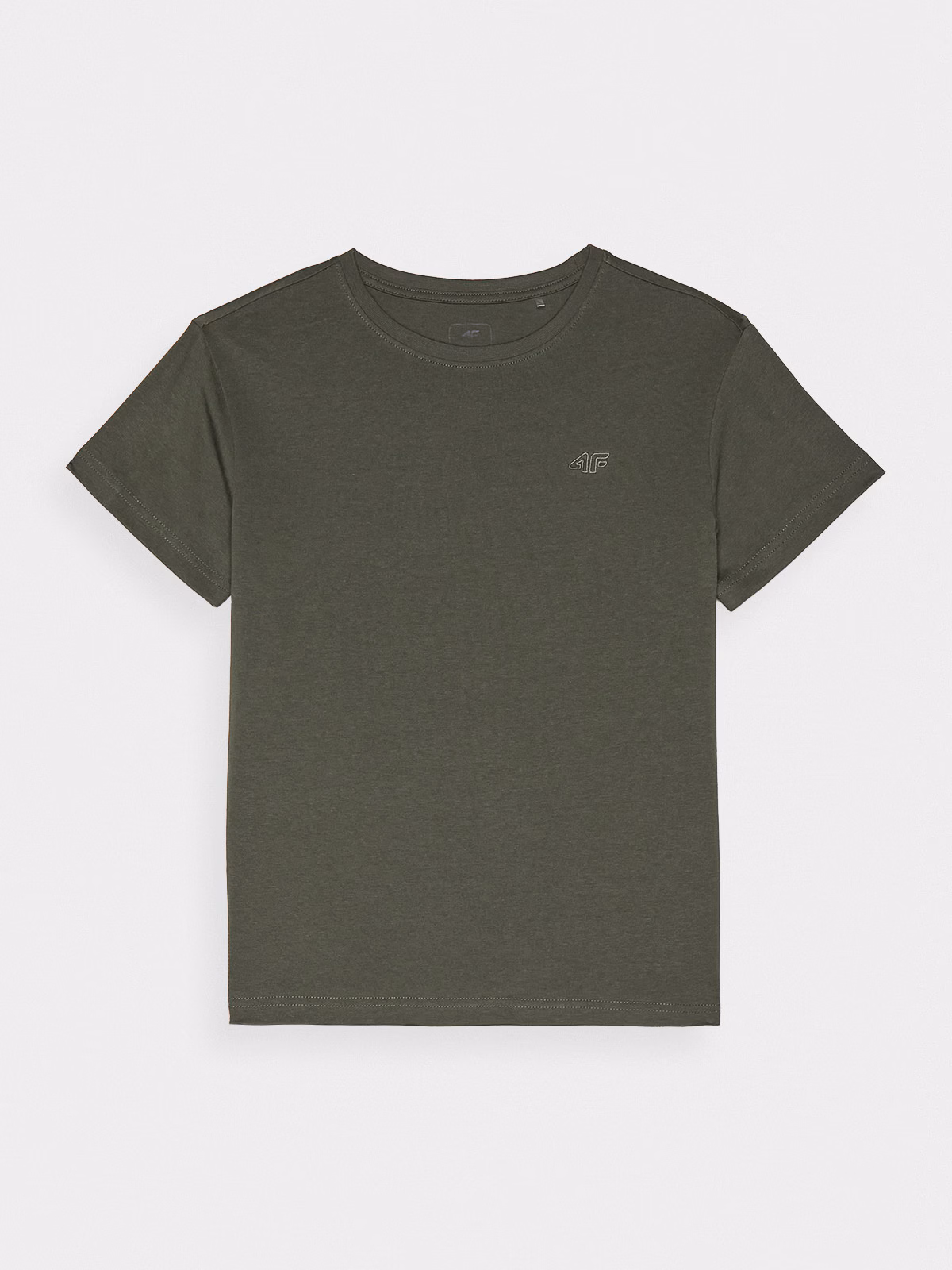 T-shirt gładki chłopięcy - szary