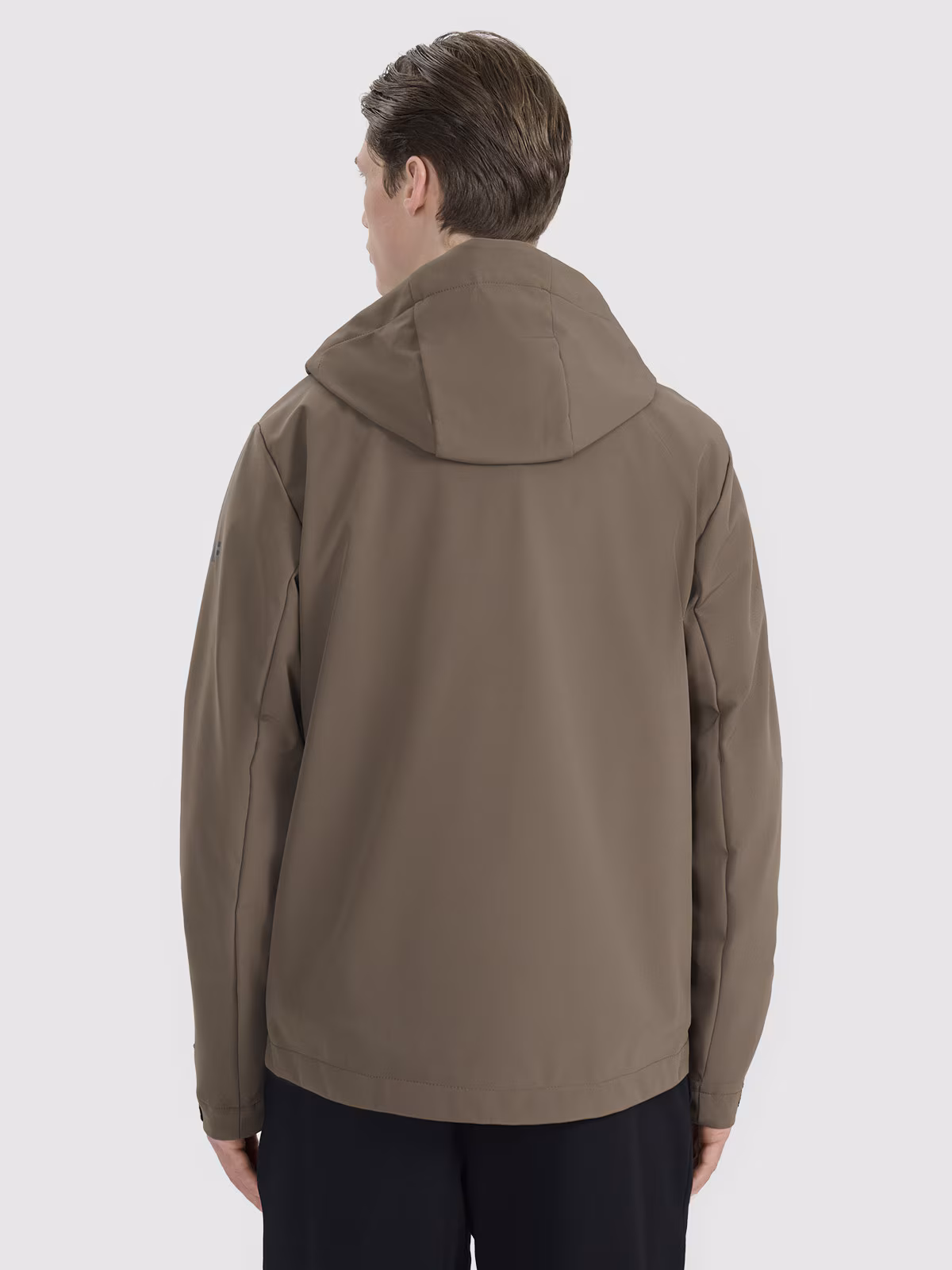 Kurtka softshell wiatroodporna membrana 5000 męska - czarna