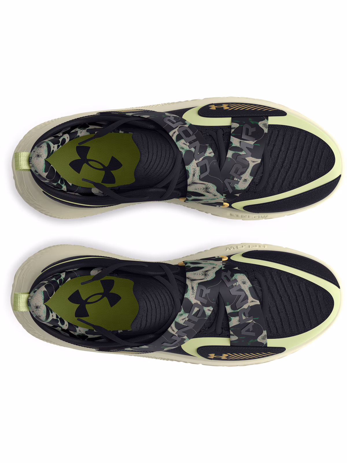 Buty do koszykówki uniseks Under Armour UA Flow Futr X 4 Camo - czarne