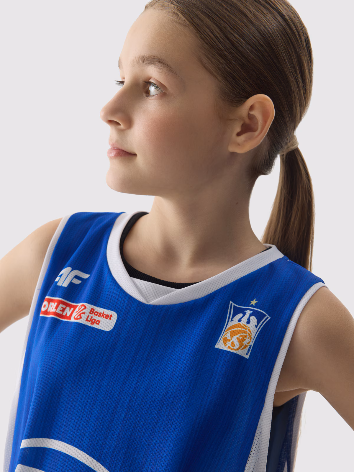 Tank top replika wyjazdowy z sezonu 2023/24 dziecięcy 4F Enea AZS Politechnika Poznań - multikolor